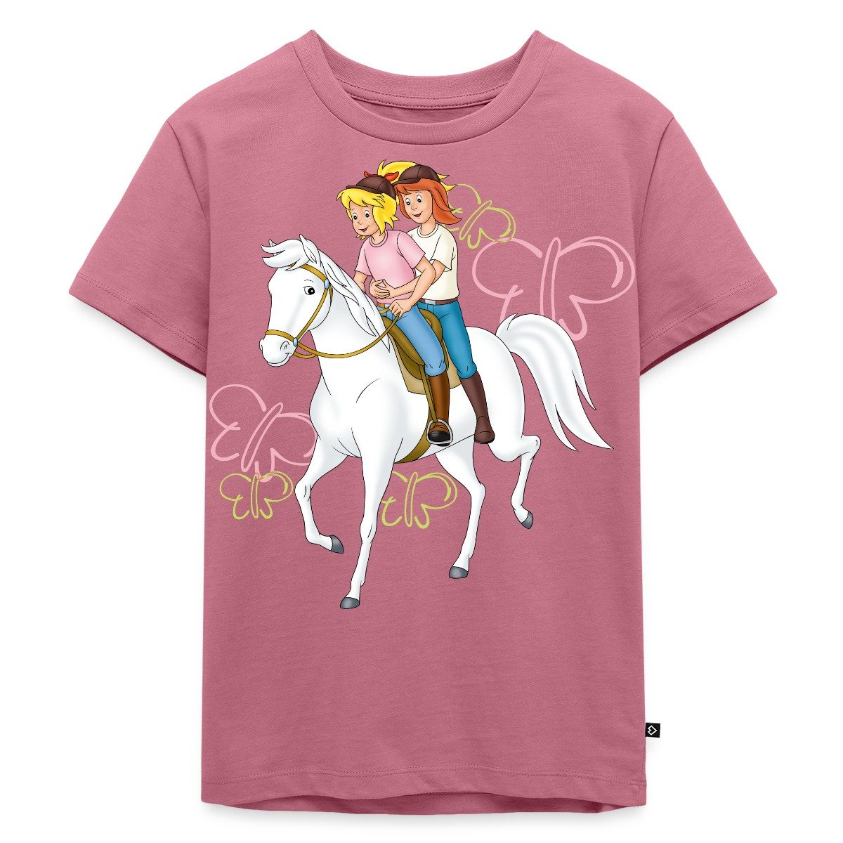 Spreadshirt T-Shirt Bibi Und Tina Reiten Auf Stute Sabrina Kinder Premium T-Shirt (1-tlg)