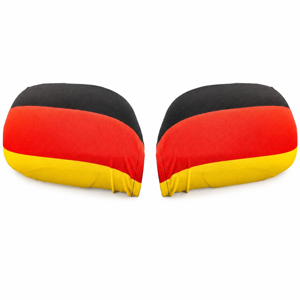 BRUBAKER Flagge Deutschland Autospiegel Flagge - Autofahnen für PKW Außenspiegel (Schwarz Rot Gold, 2-St., Fanartikel Überzug für Weltmeisterschaft USA), 2er Set Spiegel Cover Deutschlandfahne für WM 2026