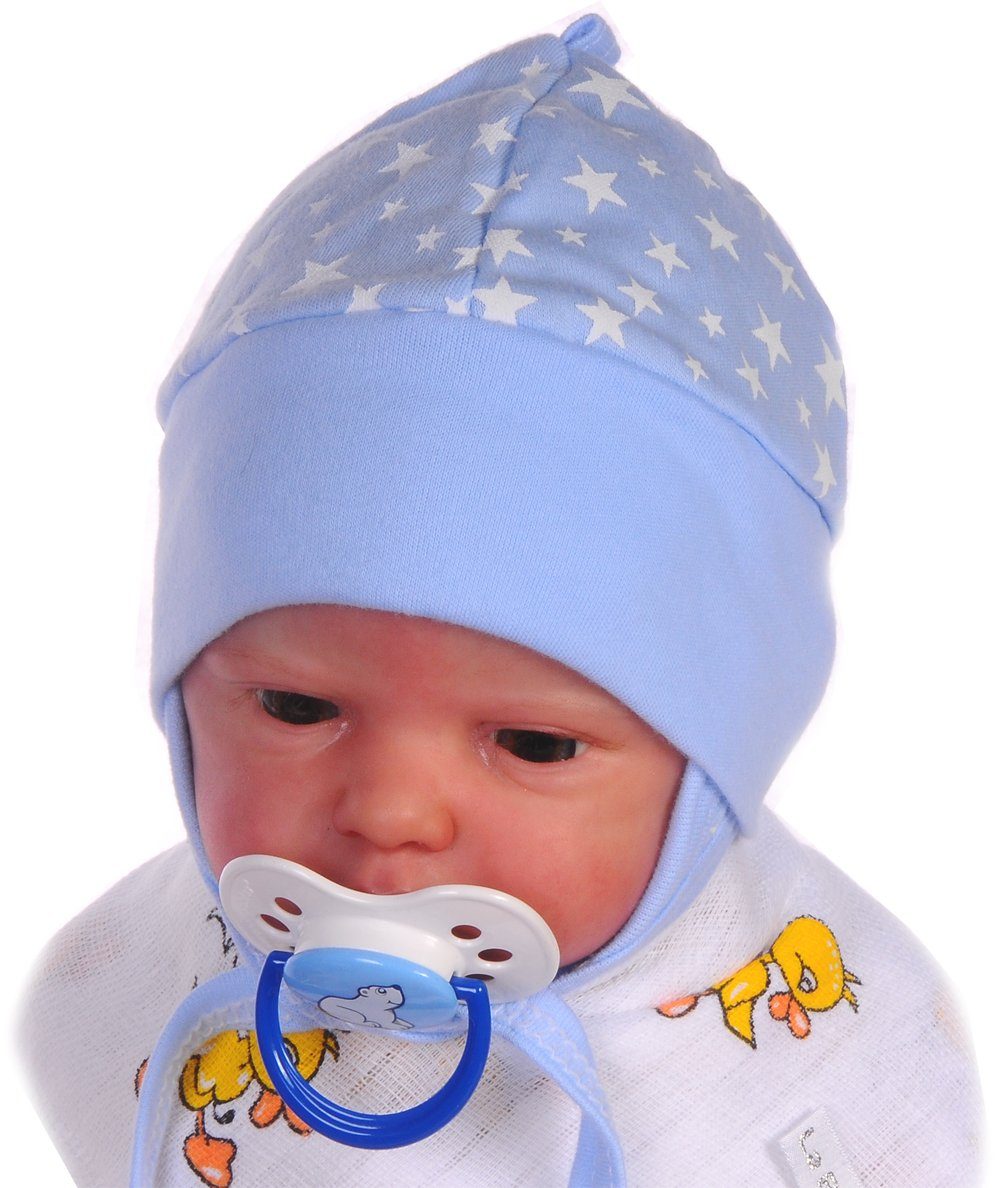 La Bortini Erstlingsmütze »Mütze für Neugeborene Babymütze Baby Haube 32 34  36 38 40 50 56 62 68«