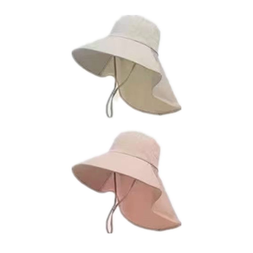 XDeer Sonnenhut 2 Stück Sonnenhut Damen, Sonnenschutz Sommerhut, breite Krempe Wanderhut, Fischerhut,Outdoor