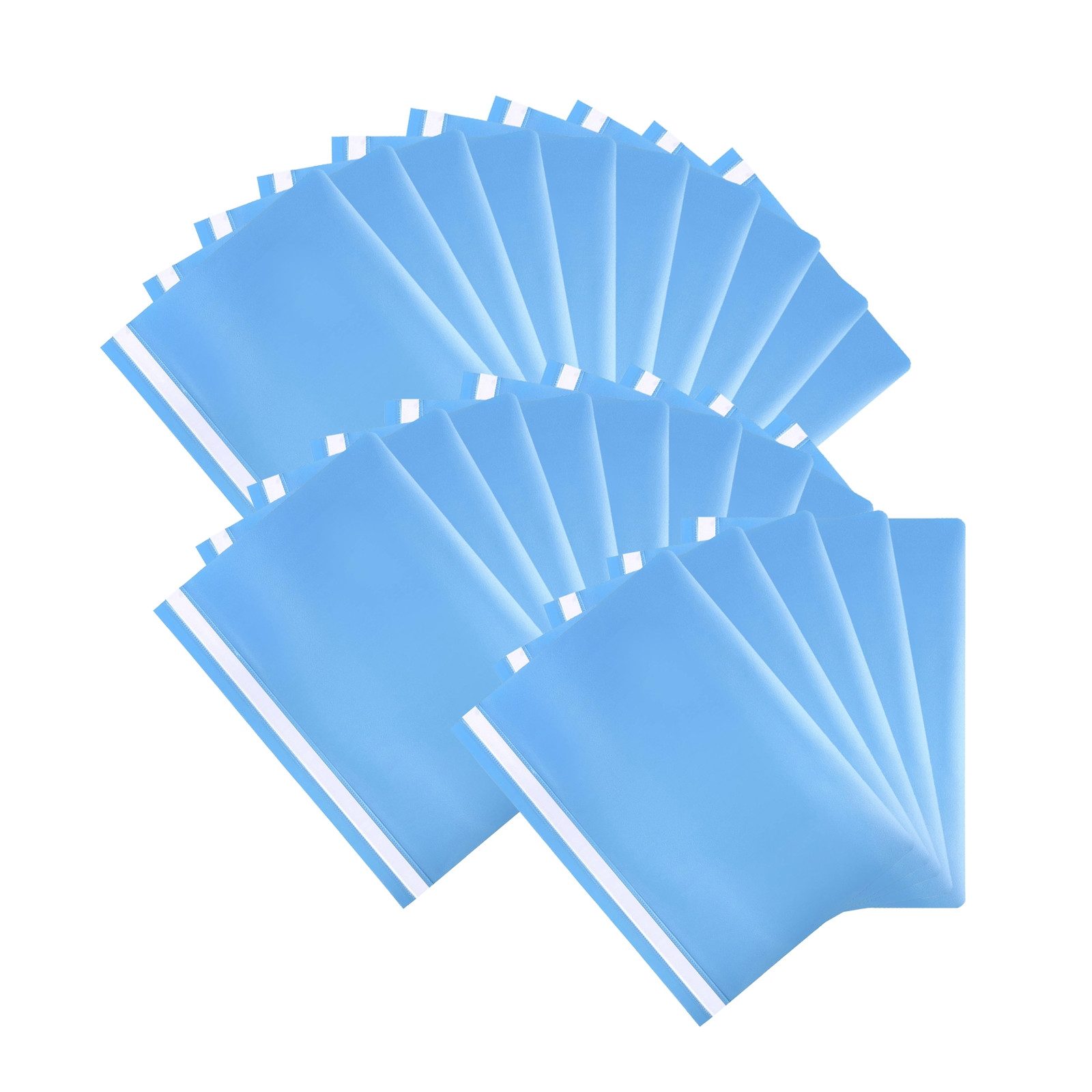 HTI-Living Hefter Schnellhefter 25 er Pack Kunststoffhefter, für Büro und Schule