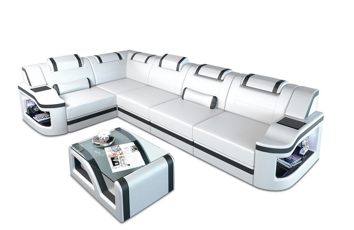 Sofa Dreams Ecksofa Ledersofa Padua L günstig online kaufen