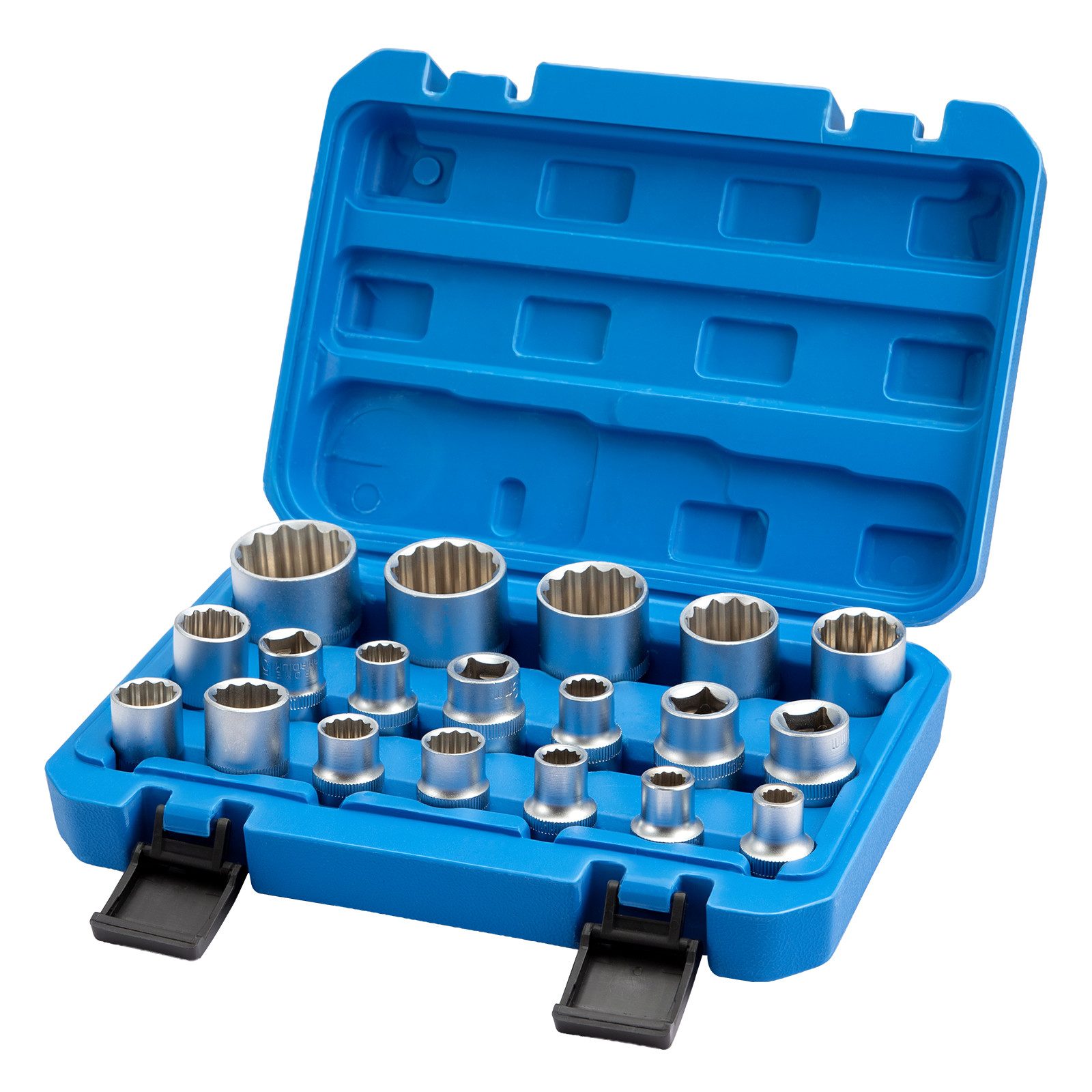 Youyijia Steckschlüssel Vielzahn Nuss Satz 1/2" Spline Socket SetCR-V für Auto Werkstatt