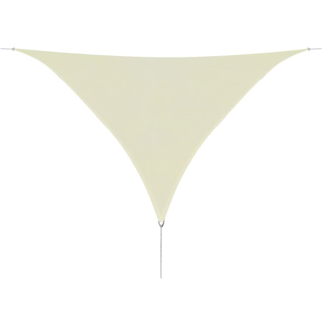 Thumbnail - furnicato Sonnenschirm Sonnensegel HDPE Dreieckig 3,6x3,6x3,6 m Creme