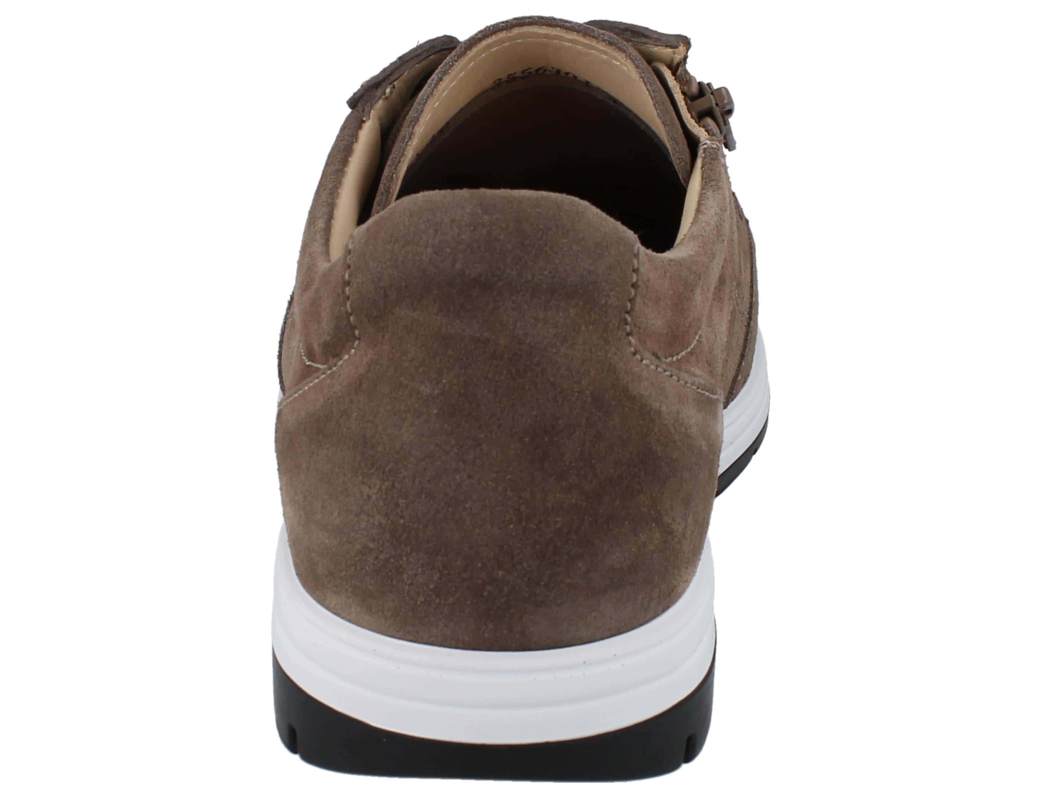 Finn Comfort FINN COMFORT Osorno Herren Halbschuhe braun oxide Velourleder - Schnürschuh Wechselfußbett