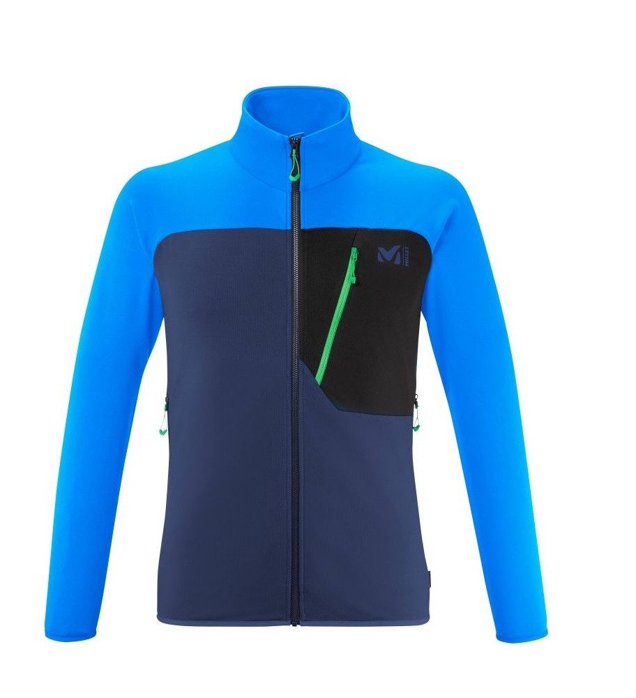 Millet Fleecejacke Seneca (Polartec Power Grid) saphirblau/elektrikblau Herren