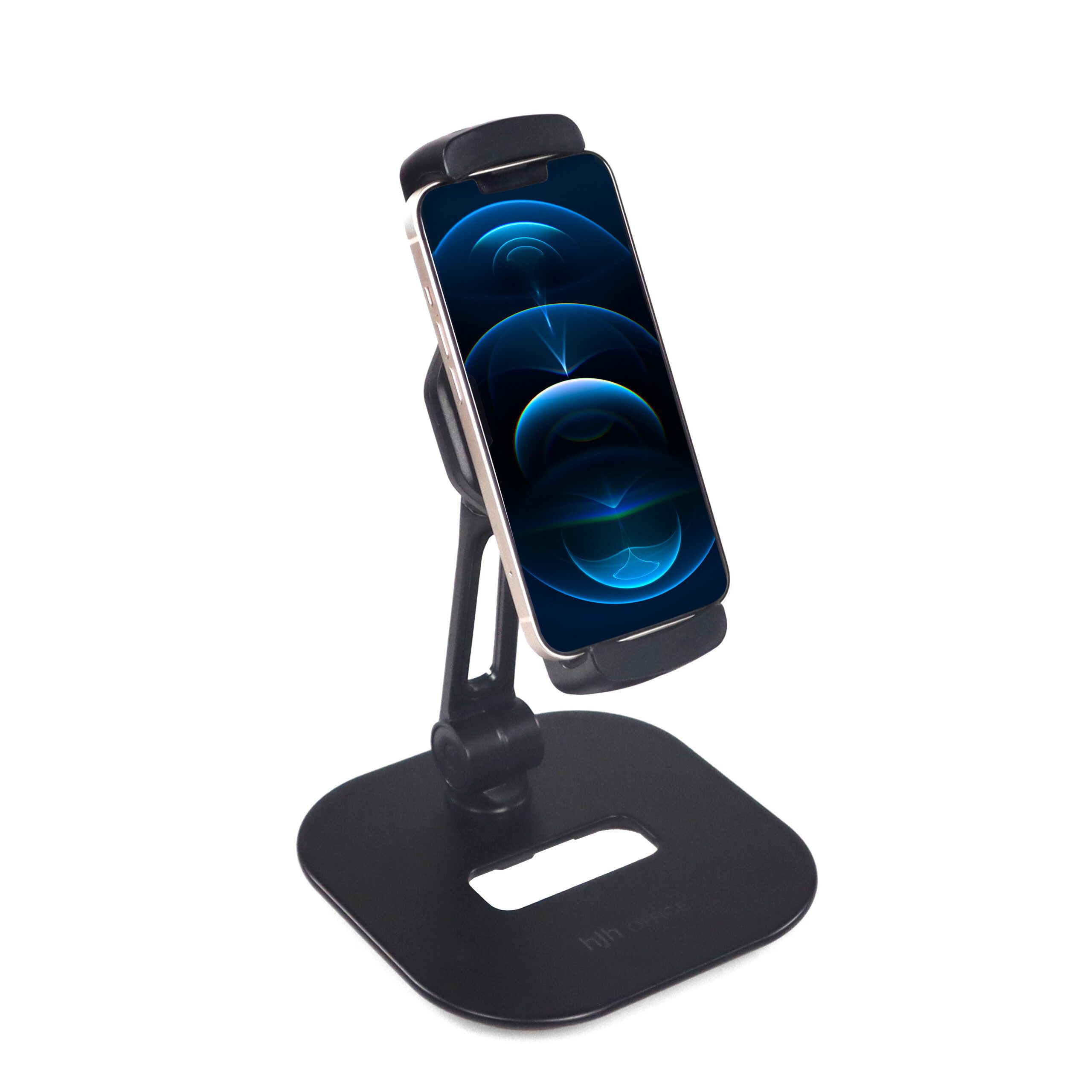 hjh OFFICE Handy-Halterung Handy & Tablet Halterung Flexmobi Iv, (bis 12.9 Zoll, stabil, Halterungsarm um 360° drehbar und 180° neigbar)