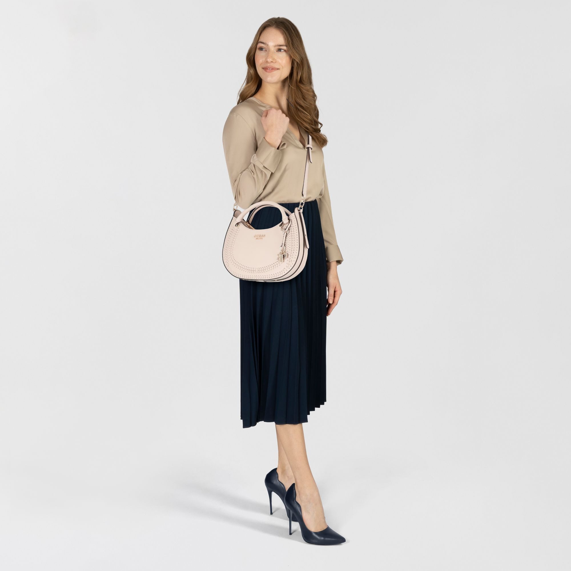 Guess Henkeltasche Tatum, Polyurethan günstig online kaufen