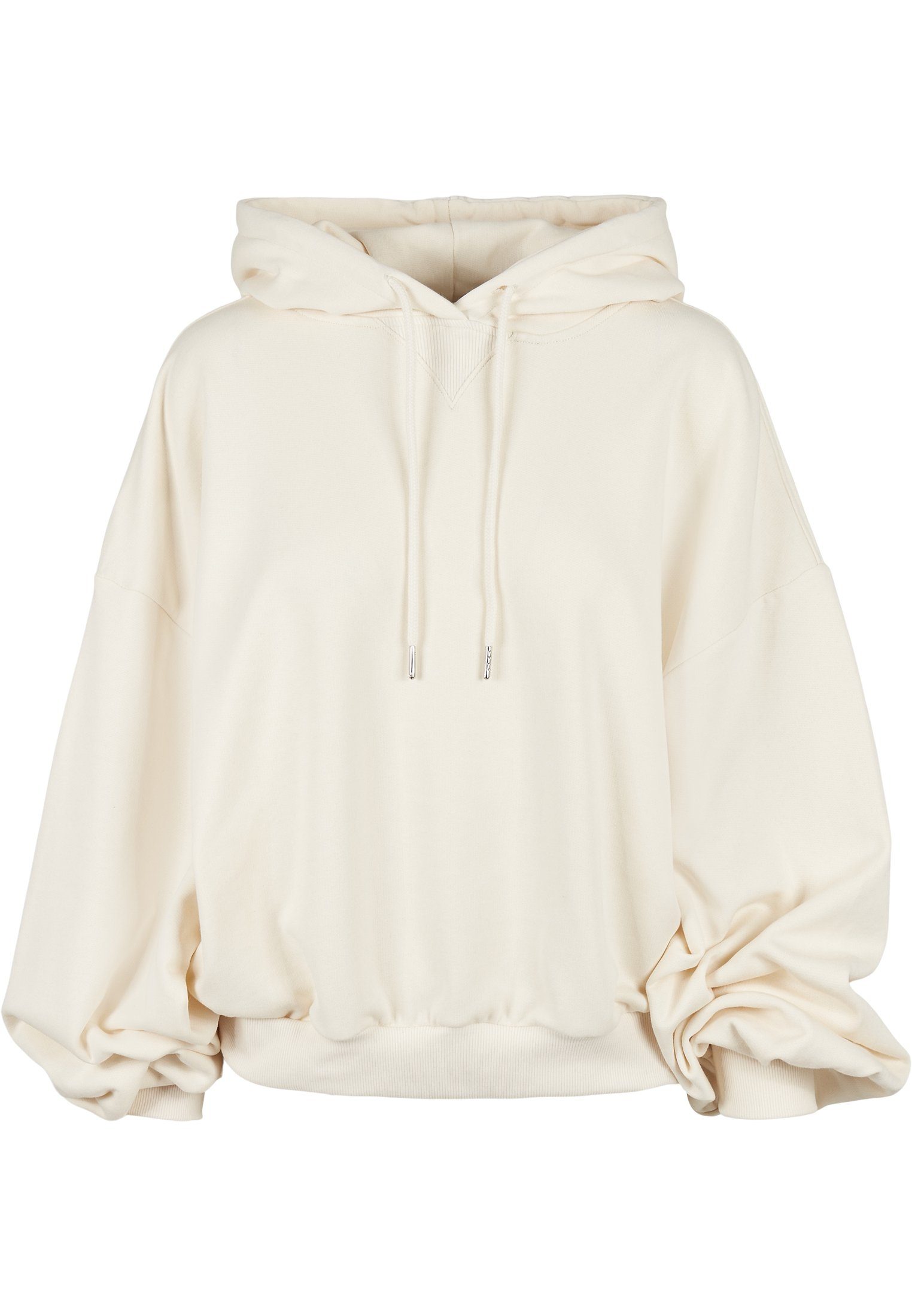 Hoody Ladies Organic (1-tlg) Kapuzenpullover CLASSICS whitesand URBAN Frauen Terry Oversized