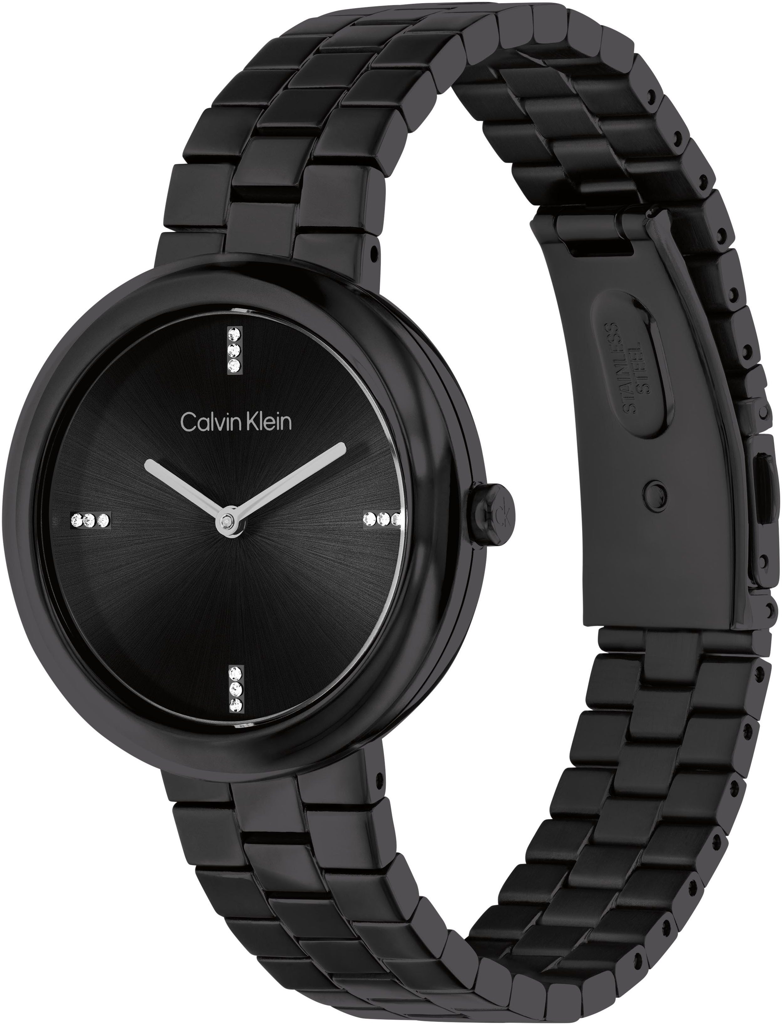 Calvin Klein Quarzuhr Twisted Bezel 25100096, günstig online kaufen