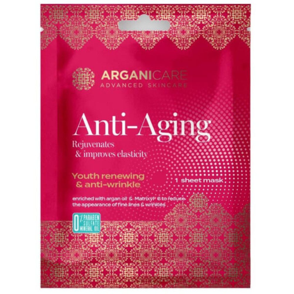 Arganicare Gesichtsmaske Anti-Aging Sheet Mask, 1-tlg.