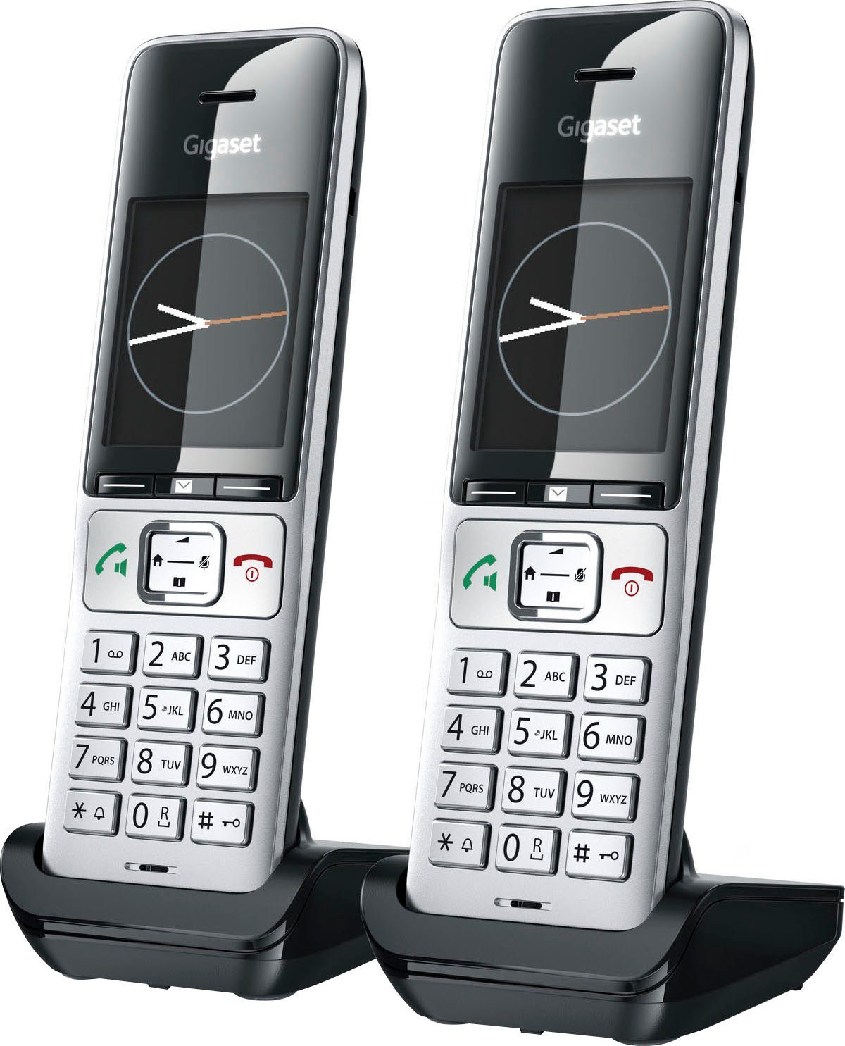 Gigaset (Mobilteile: Schnurloses COMFORT 2) DECT-Telefon 500HX duo