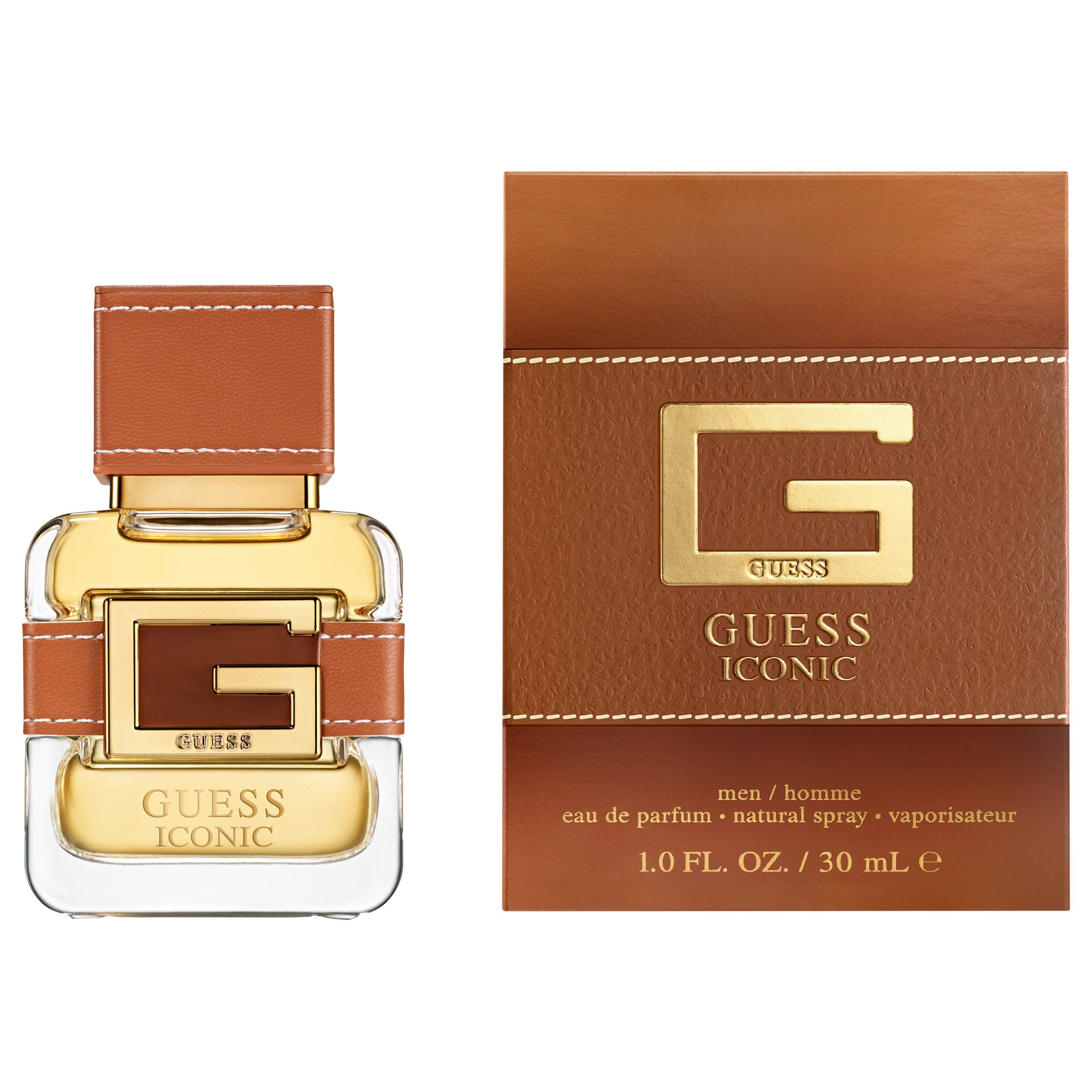 Guess Eau de Parfum ICONIC FOR MEN EDP, aromatisch-fougère Komposition, mit Vetiver