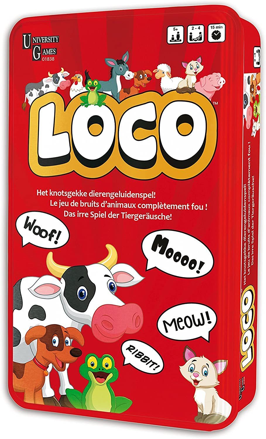 Piatnik Spiel, Wissenspiel Loco, Metallbox