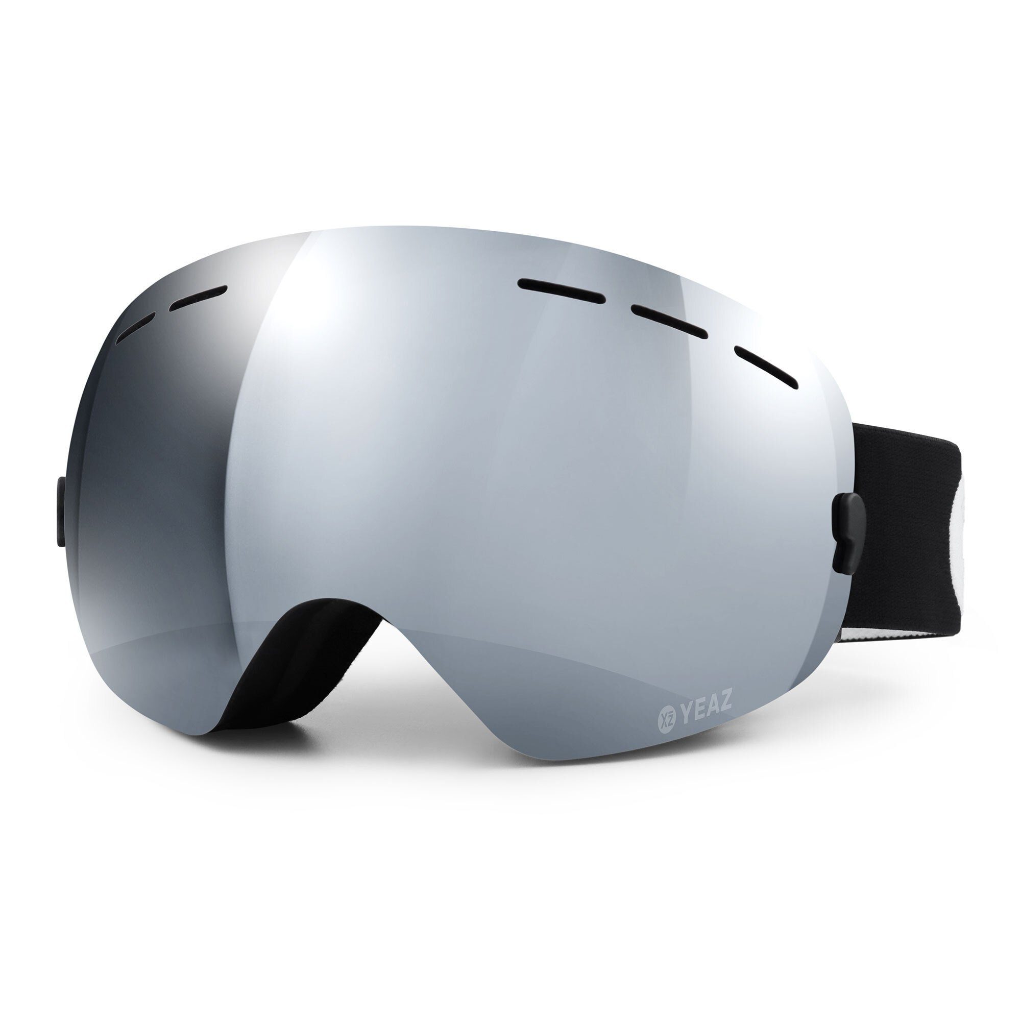 in klare Blendschutz snowboardbrille Premium-Ski- ski- Sicht Jugendliche, (Made Snowboardbrille XTRM-SUMMIT rahmen, & und und Skibrille ohne für Erwachsene Italy) Anti-Fog-Beschichtung für YEAZ
