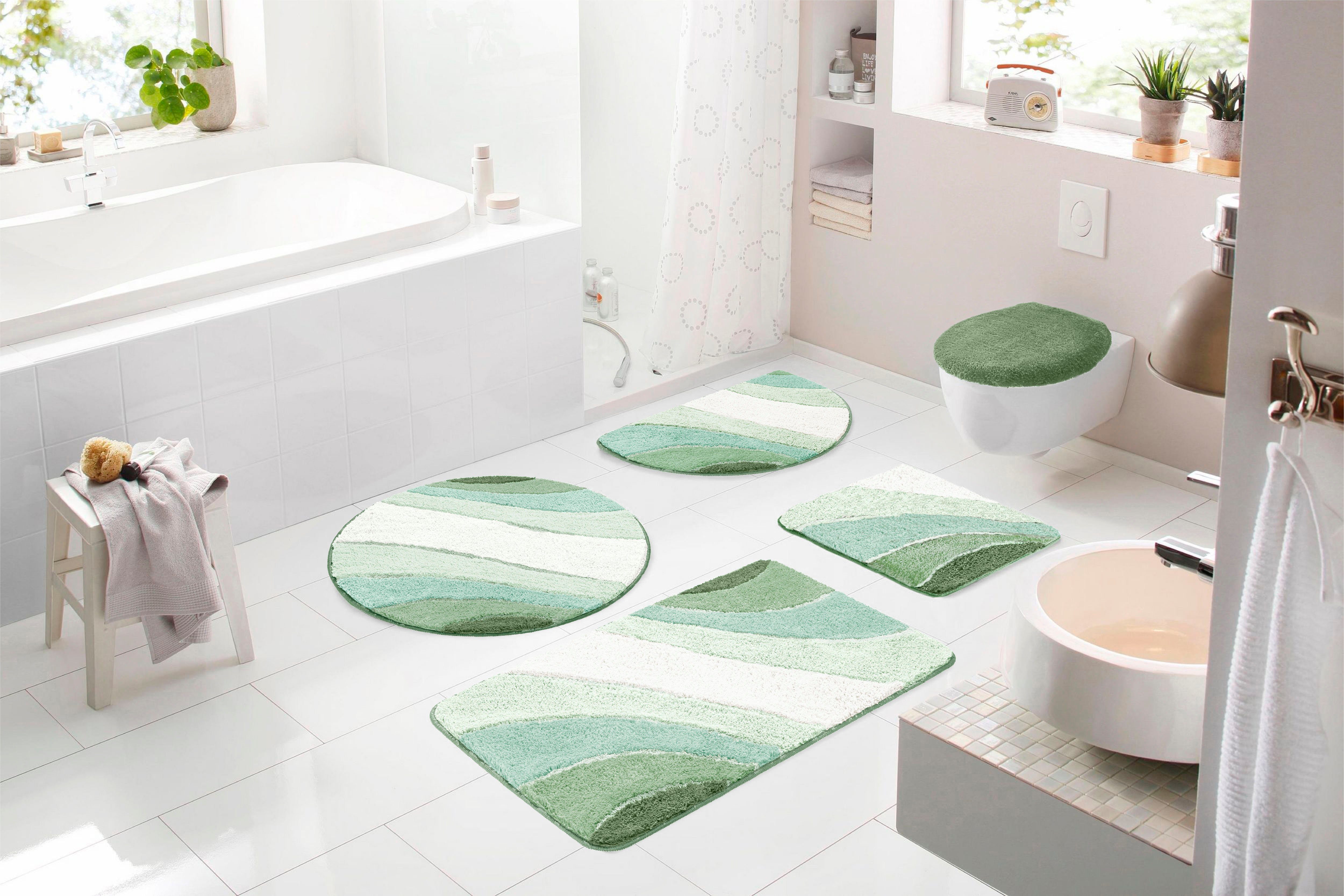 my home Badematte Josie, Badvorleger, Badezimmer günstig online kaufen