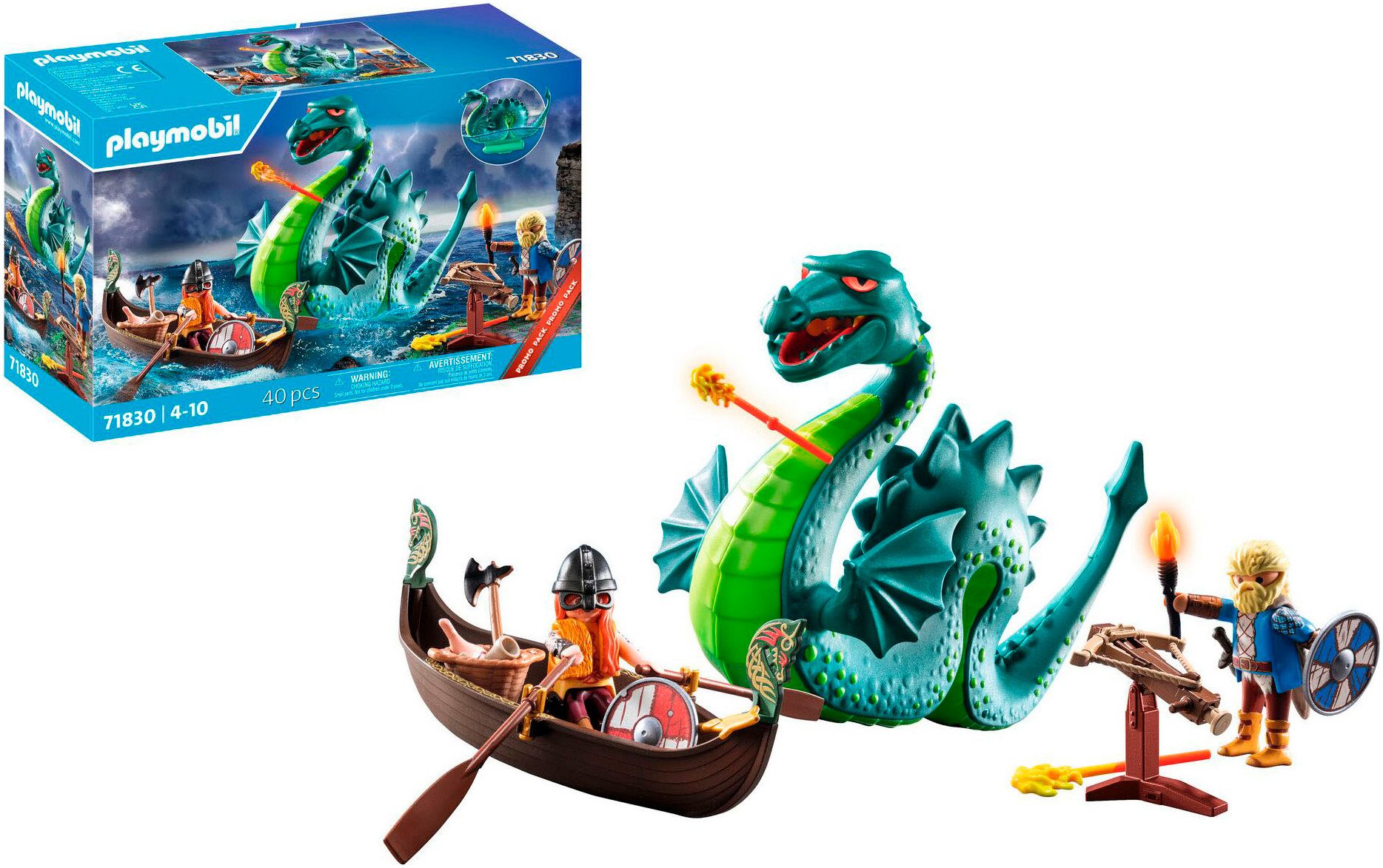 Playmobil® Wikinger mit Seeungeheuer (71830), Playmobil günstig online kaufen