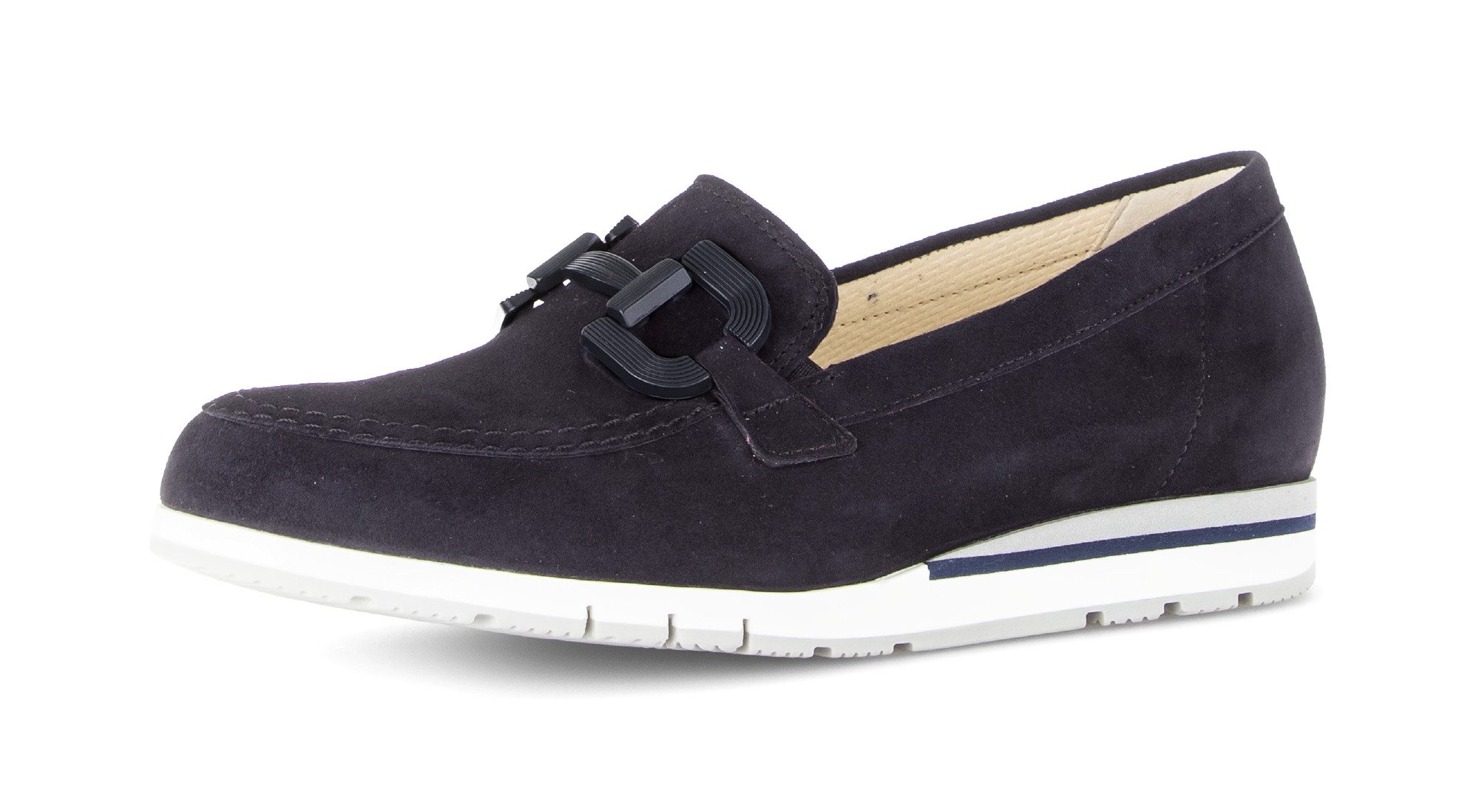 Gabor FLORENZ Slipper Keilabsatz, Schlupfschuh, Businessschuh mit Zierkette günstig online kaufen