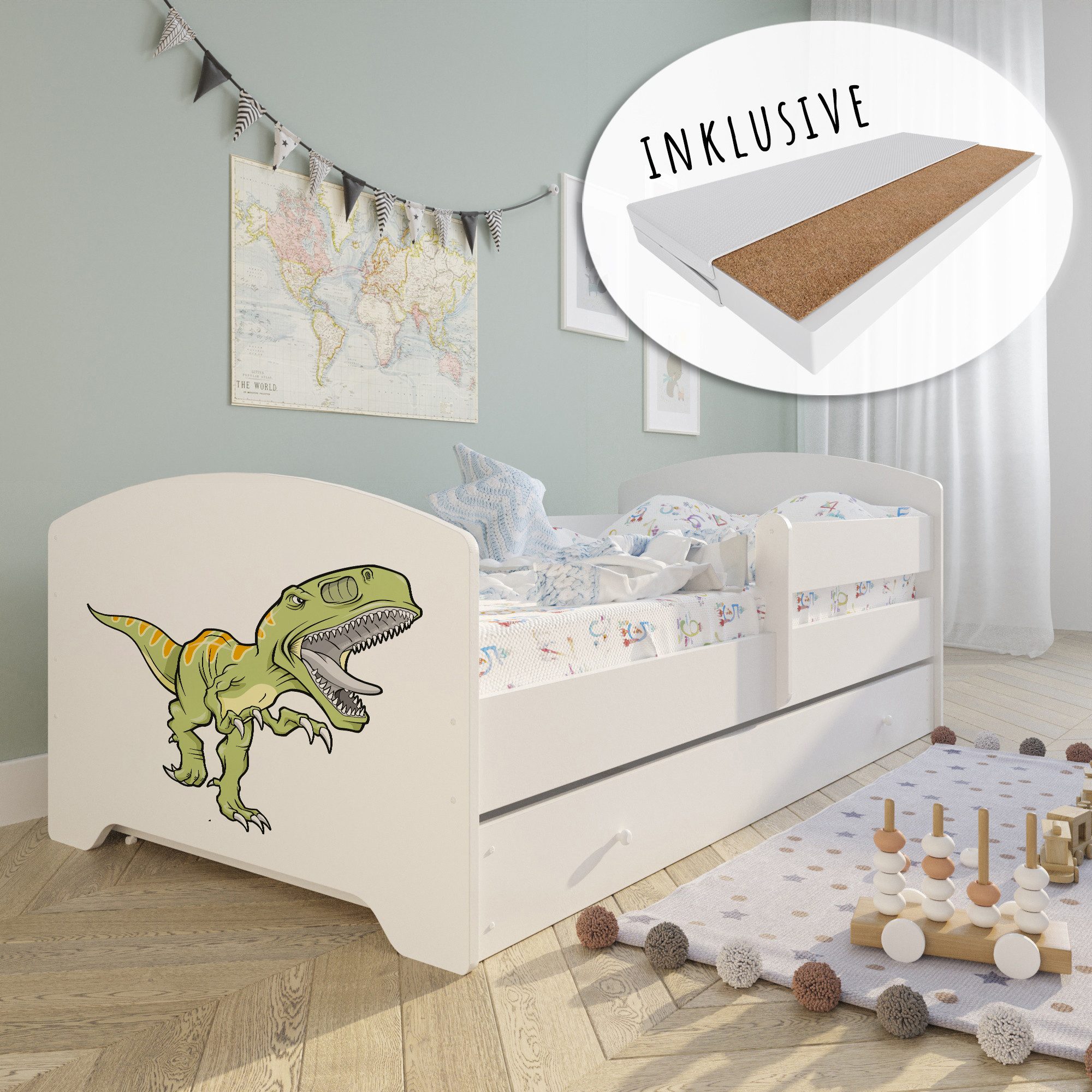 Kids Collective Kinderbett Komplettbett 70x140 cm, günstig online kaufen