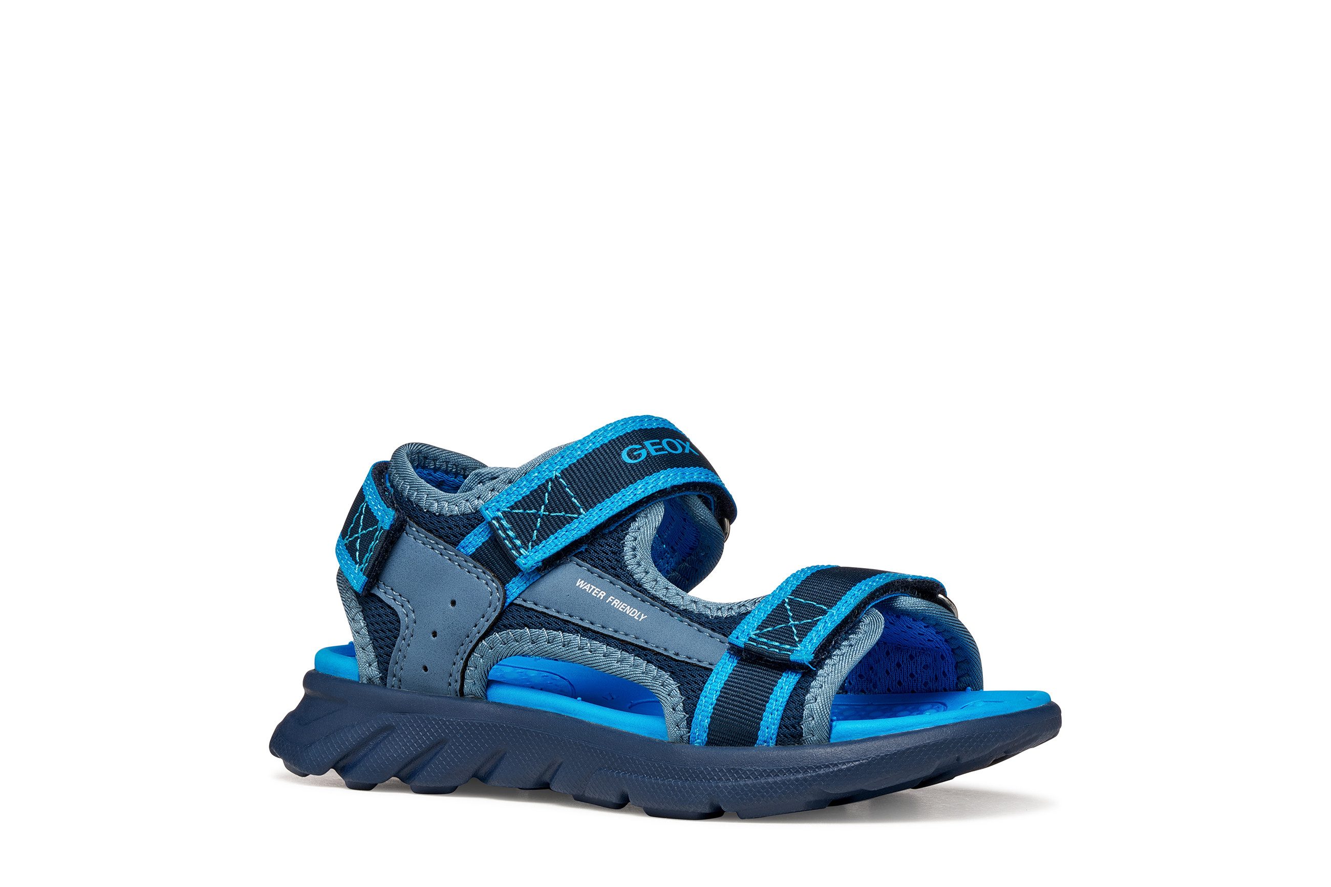 Geox J SANDAL AIRADYUM BO Sandale Klettschuh, Freizeitschuh mit Größenschablone zum Download