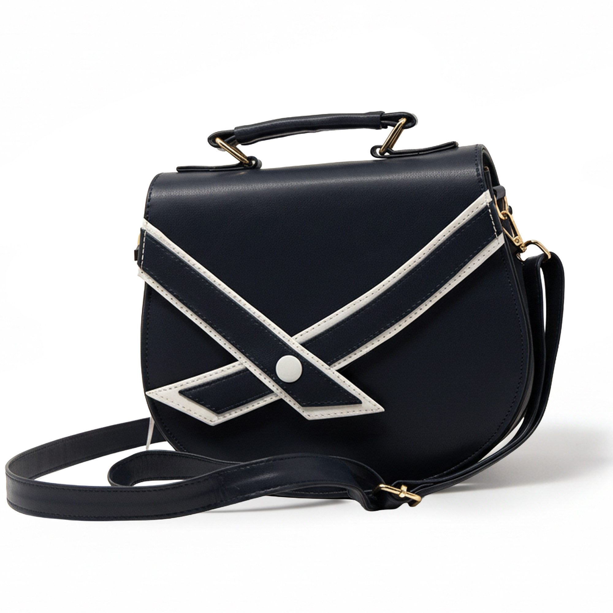 The Black Rose Handtasche The Black Rose Handtasche Nerina für Damen, Dunkelblau, Crossbody
