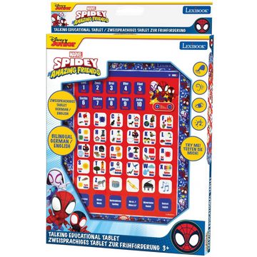Lexibook® Lernspielzeug Spider-Man Bilinguales Lerntablett mit Alphabet