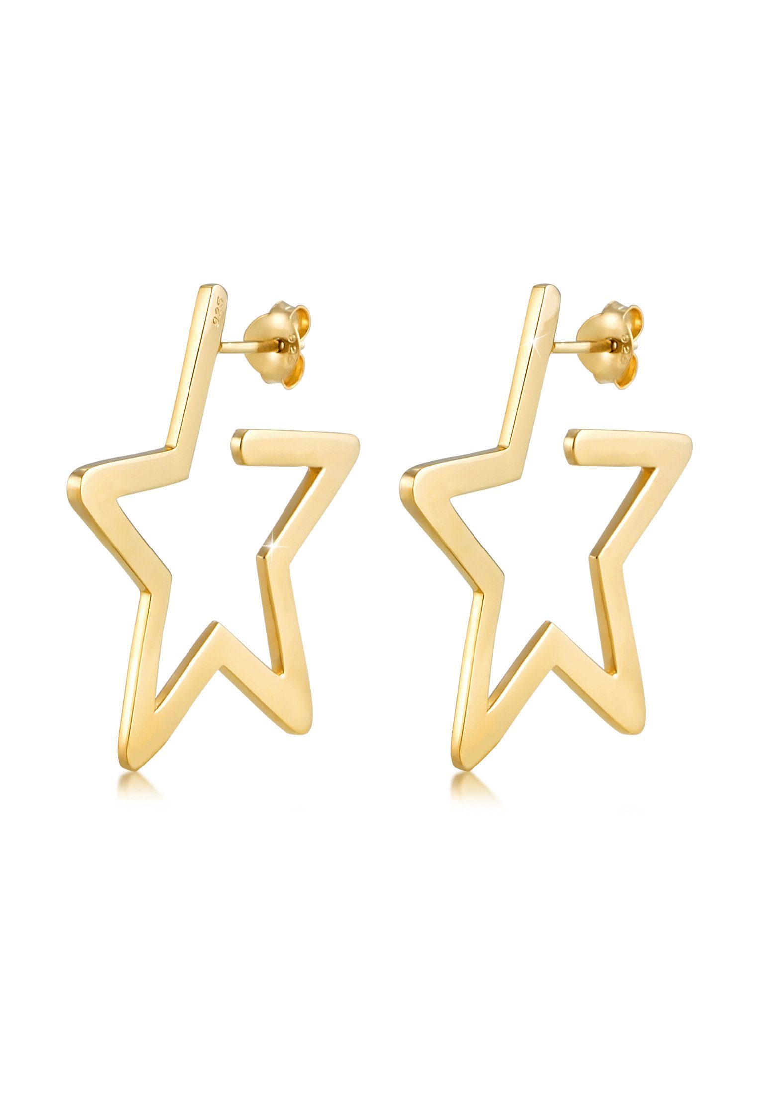 Elli Paar Сережки-кільця Сережки-кільця Stern Astro Filigran 925 Silber