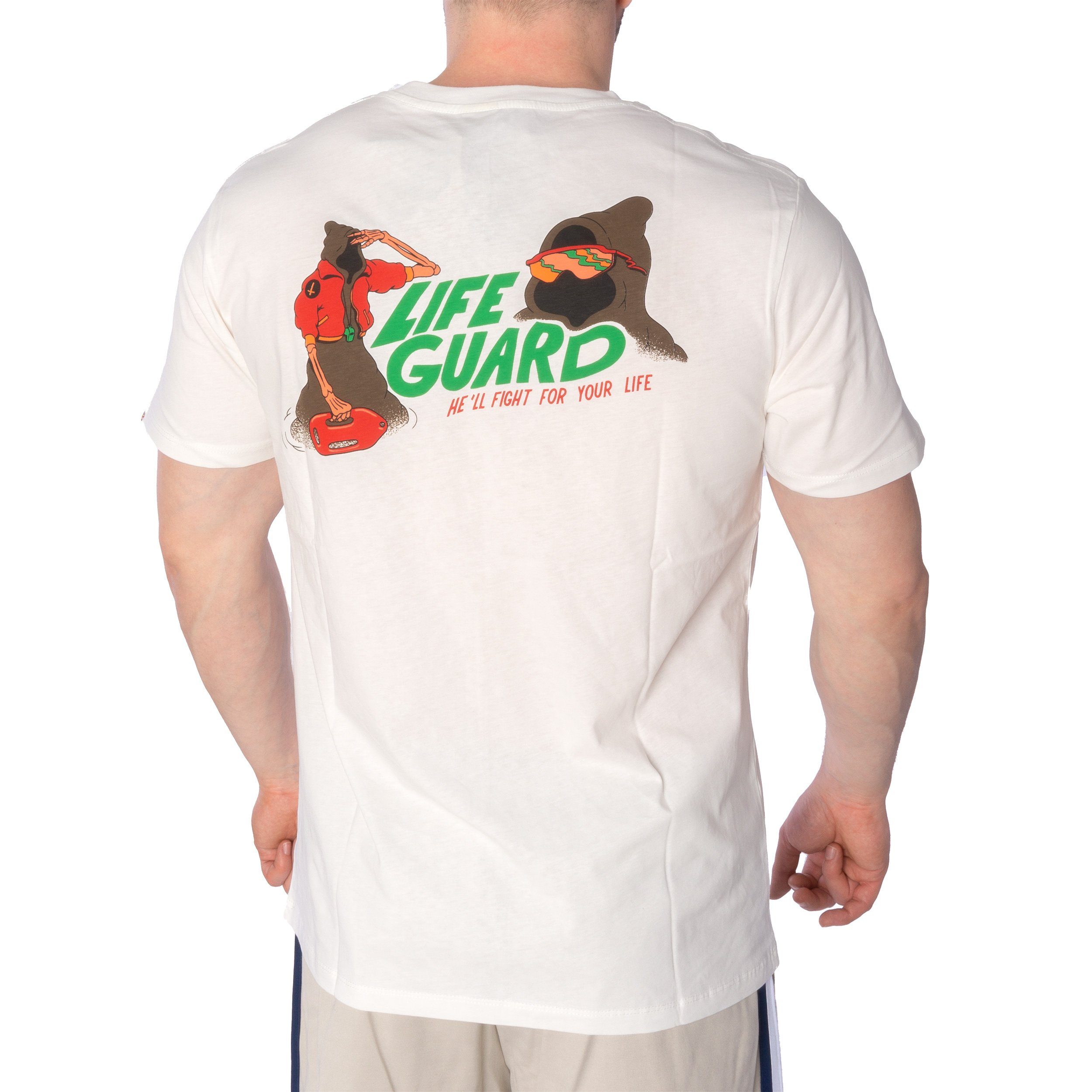 Dudes Lifeguard (1 T-Shirt The T-Shirt Stück, The 1-tlg) Dudes
