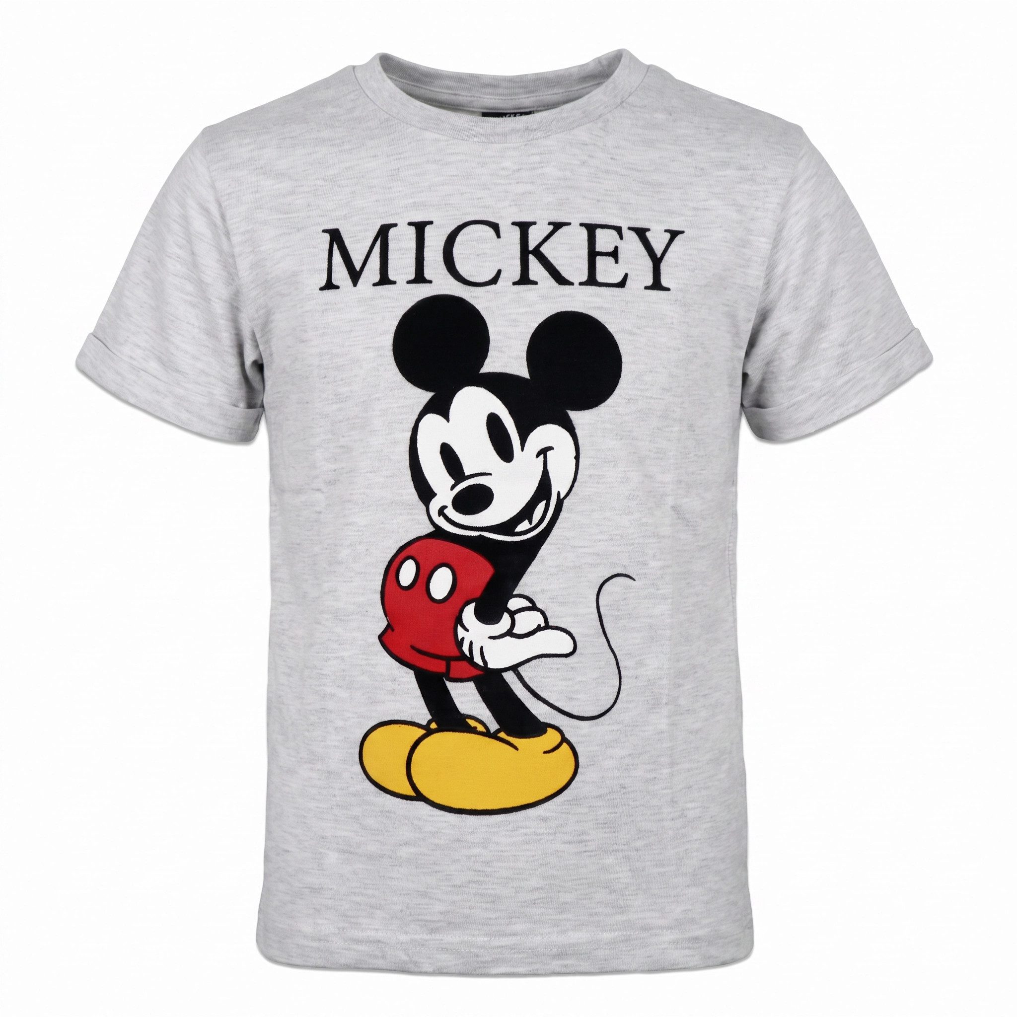 EplusM Print-Shirt Disney Mickey Maus Jungen kurzarm T-Shirt Shirt Gr. 134 bis 164