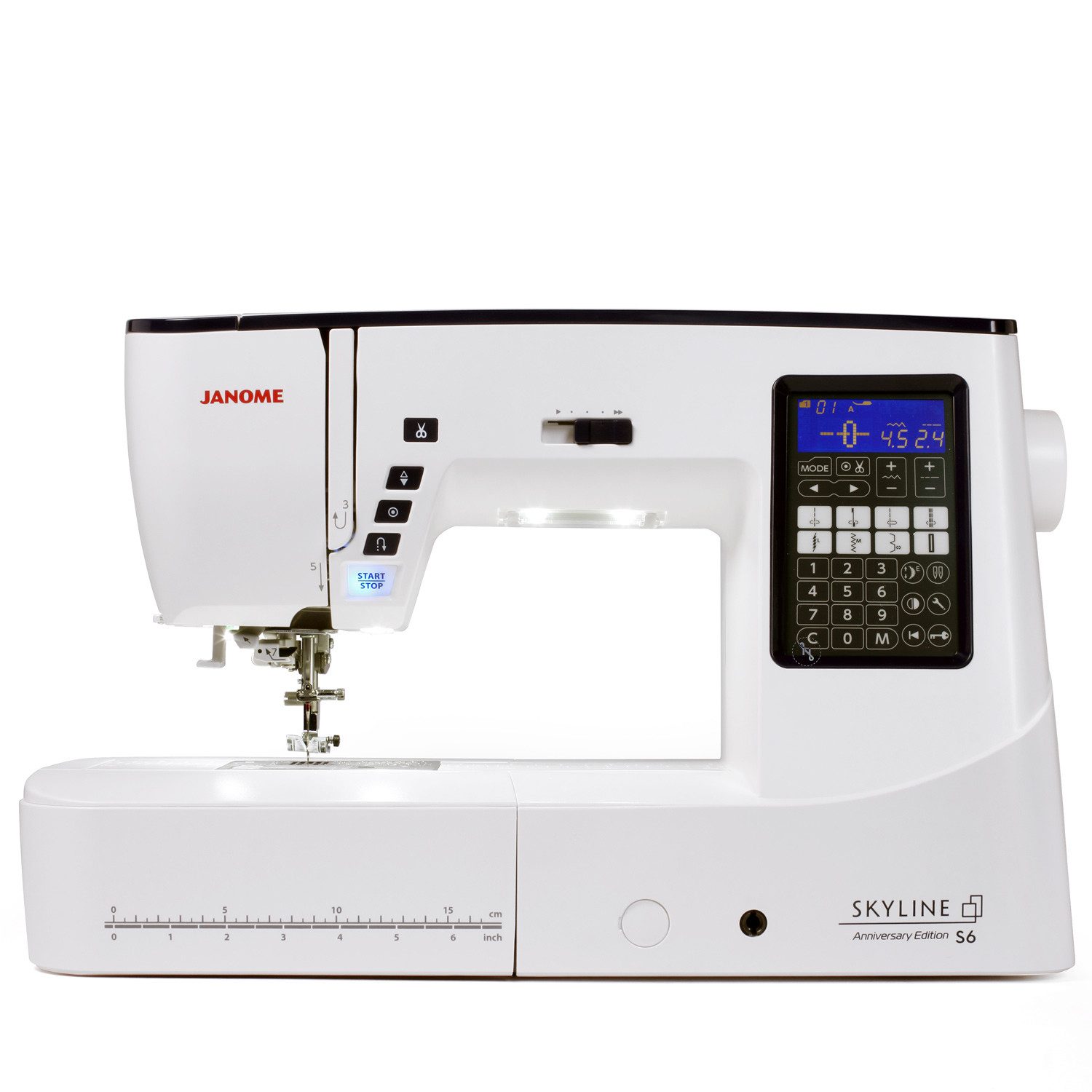 Janome Nähmaschine Skyline S6 Anniversary Edition, 196 Programme