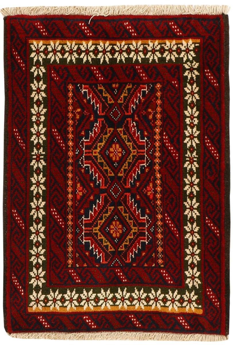 Orientteppich Perserteppich, mm 64x89 6 Nain Belutsch Handgeknüpfter / Höhe: rechteckig, Orientteppich Trading,