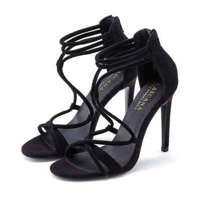 High Heels online kaufen » Hohe Schuhe | OTTO LOVE MOSCHINO High Heel Sandalette mit goldfarbenen Akzenten