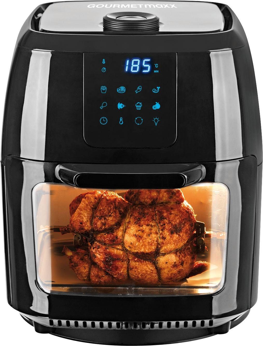 GOURMETmaxx Heissluftfritteuse Digital 9in1 1800W schwarz ...