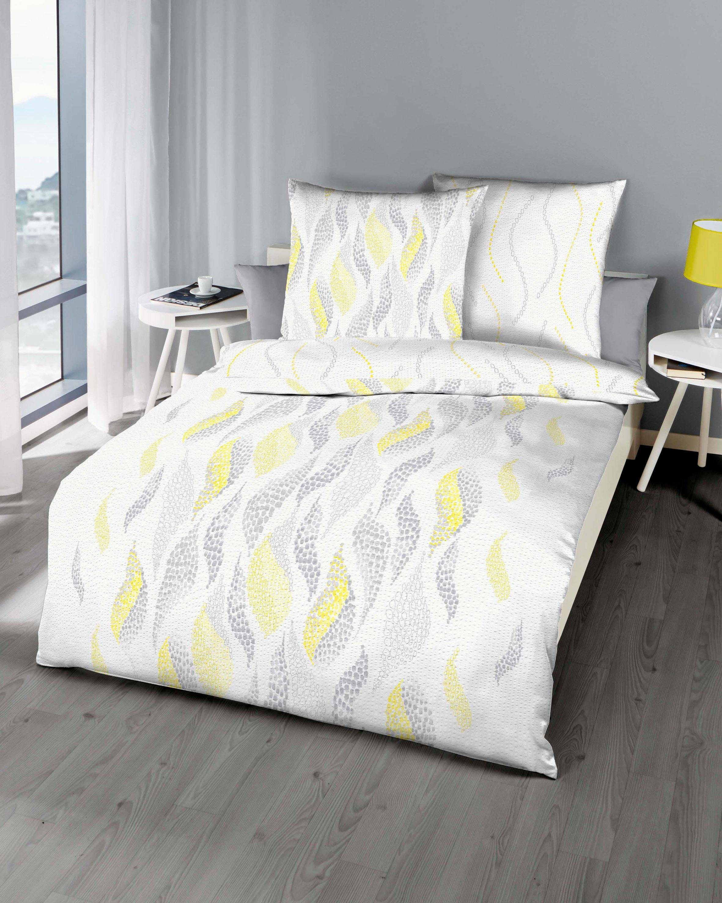 Wendebettwäsche »Flames«, , mit Flammenprint Wendebettwäsche »Flames«, , mit Flammenprint