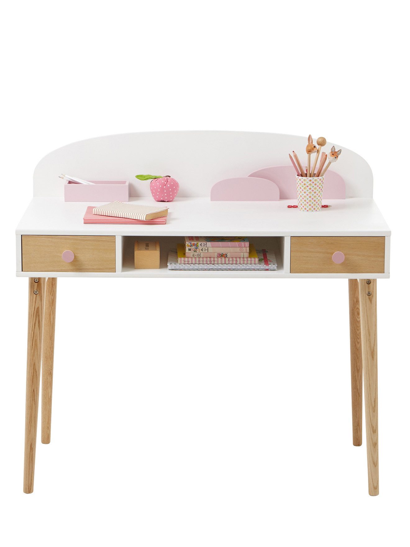 vertbaudet Kinderschreibtisch Kinderschreibtisch KONFETTI