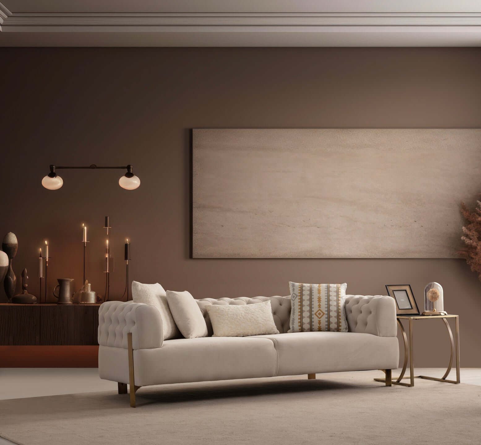 Nobelaa Sofa Sitzgruppe/Sofa Set - Wohnzimmergarnitur "Verbena" 3+3+1+1