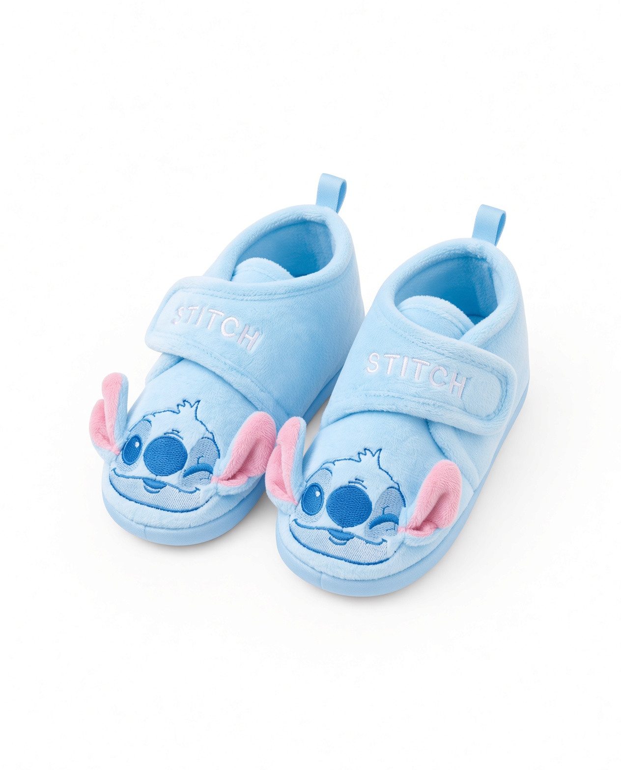 Stitch Disney Stitch Kinder Hausschuhe mit Klettverschluss für Mädchen Hausschuh – Bild 3 von 3