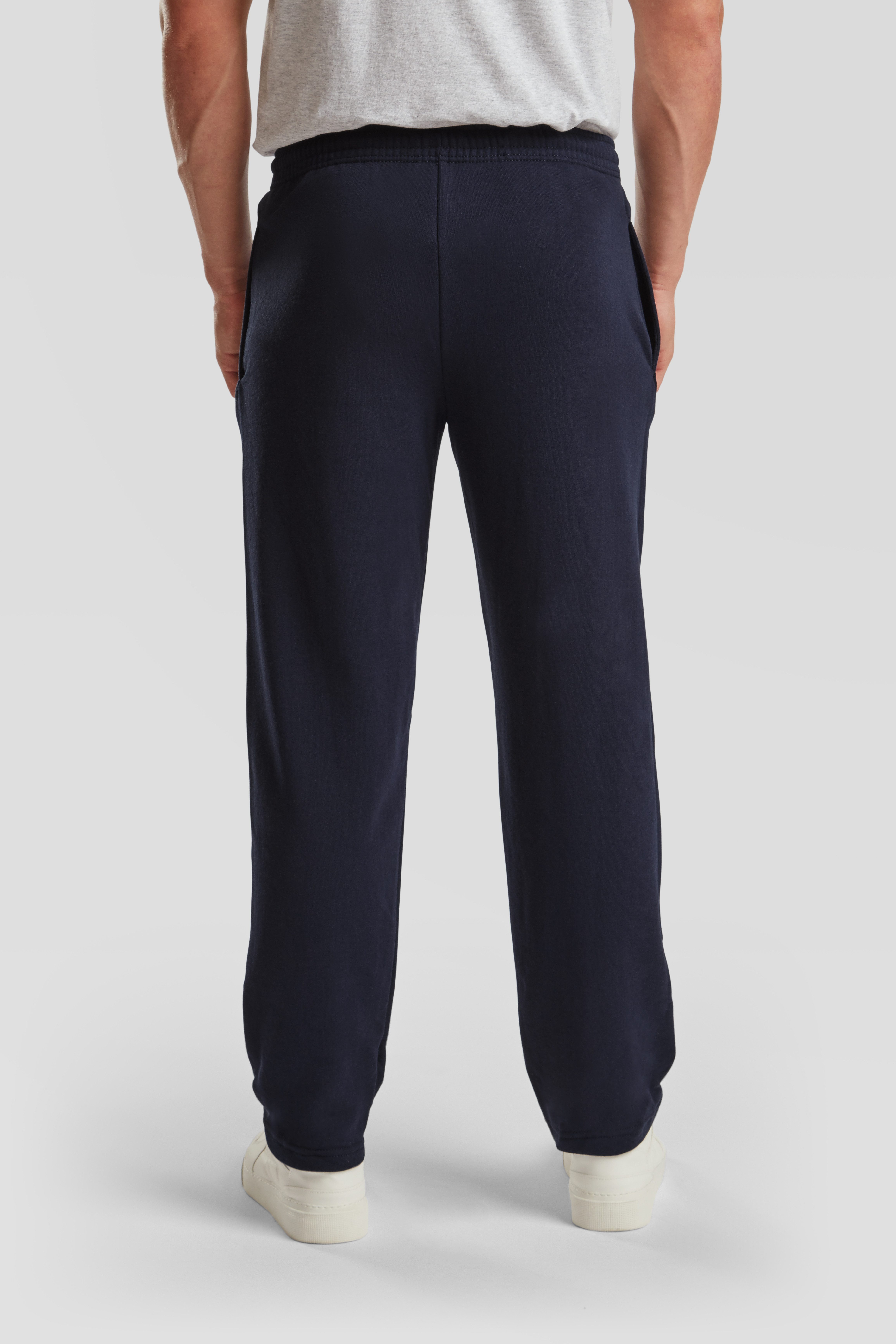 Fruit of the Loom Sweathose (Packung, 2-tlg) Jogger mit offenem Beinabschluss