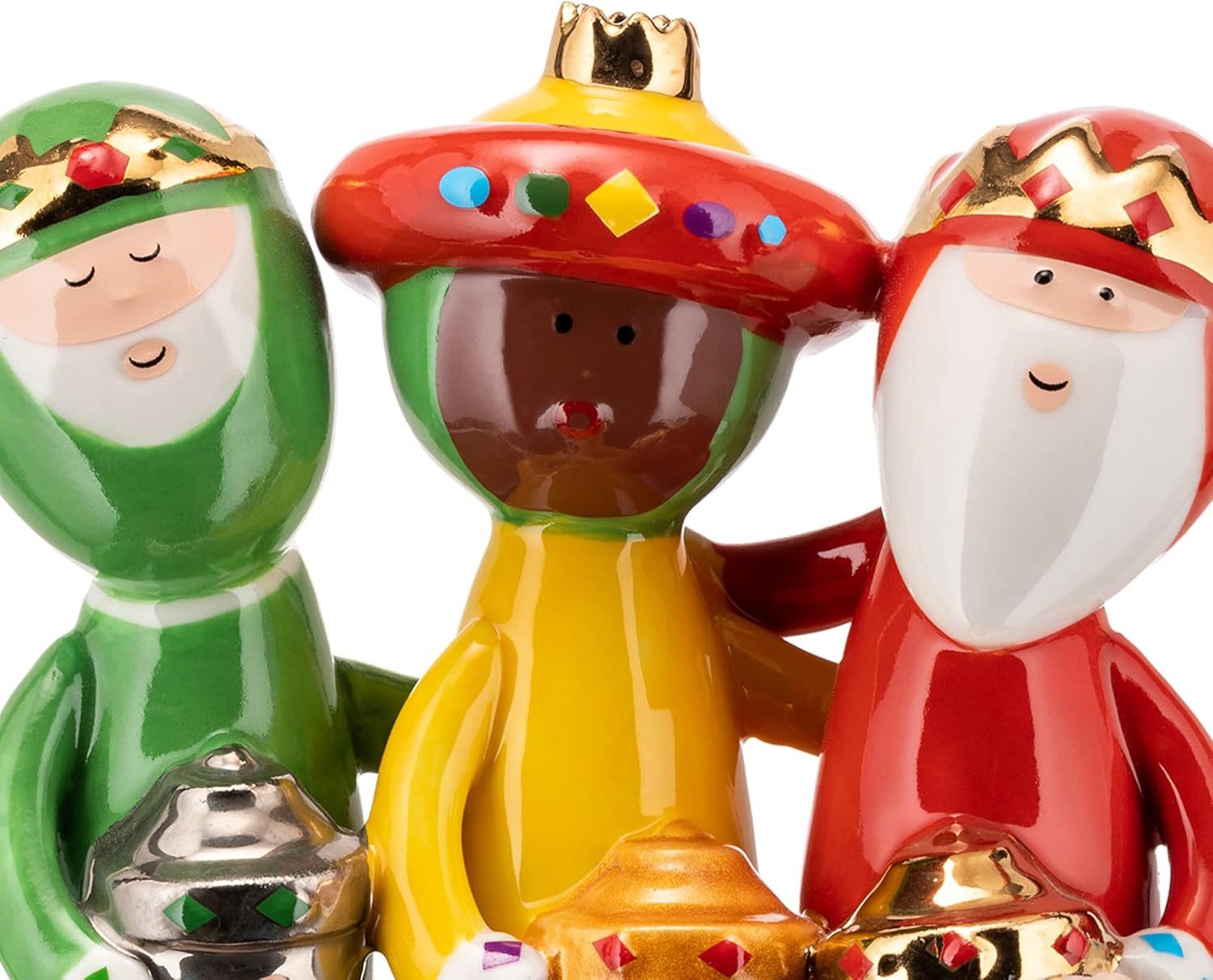 Alessi Porzellanpuppe, Porzellanfigur, Motiv: 3 Könige