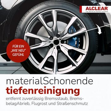 ALCLEAR 721FR Premium Auto Felgenreiniger, säurefrei mit Farbindikator, 1l Auto-Reinigungsmittel