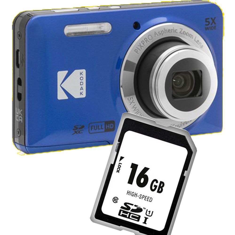 Kodak Kodak FZ55 blau Kleines Angebot Kompaktkamera