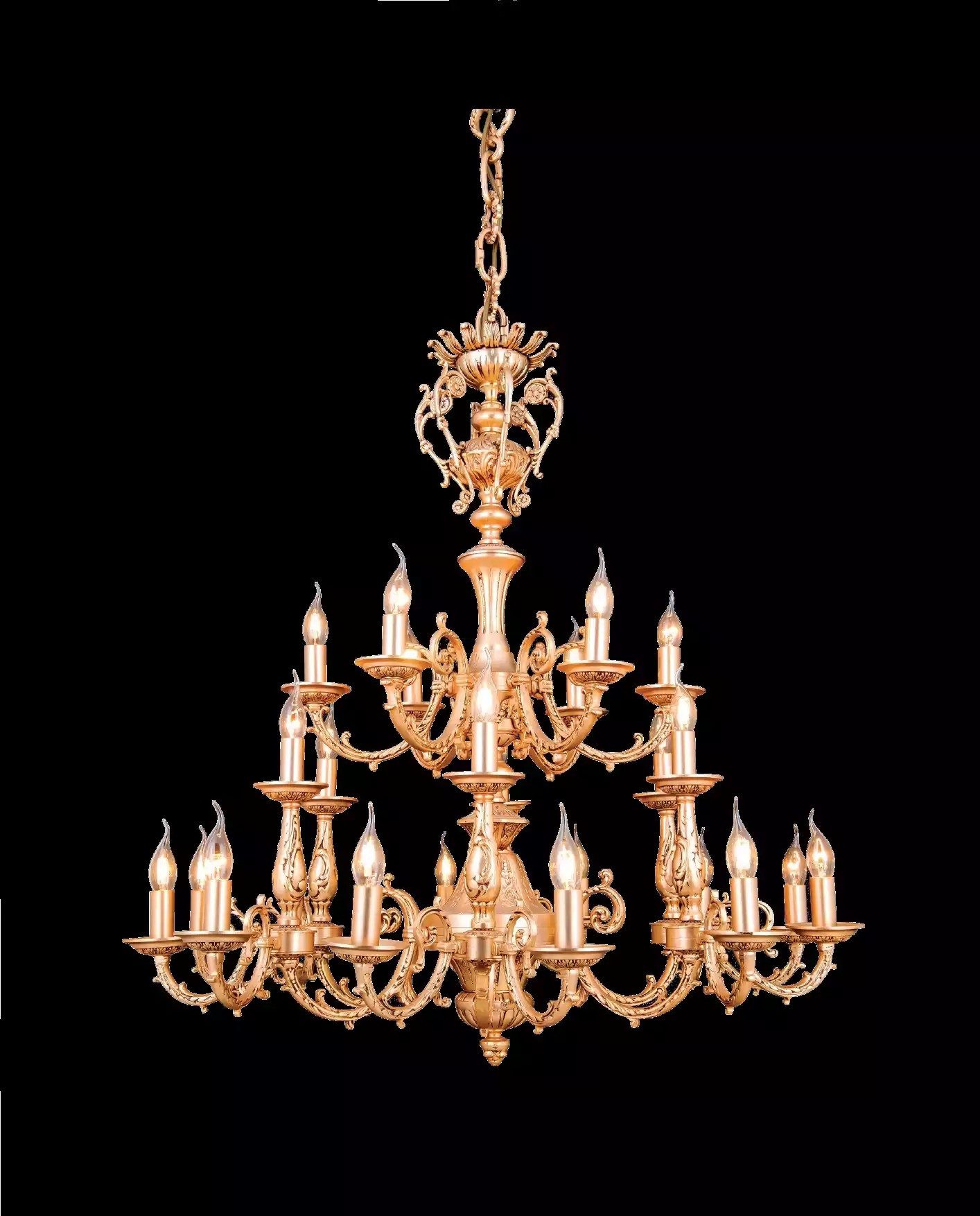 JVmoebel Kronleuchter Elegante Pendelleuchte aus Metall für das Wohnzimmer, Leuchtmittel wechselbar, Made in Europa