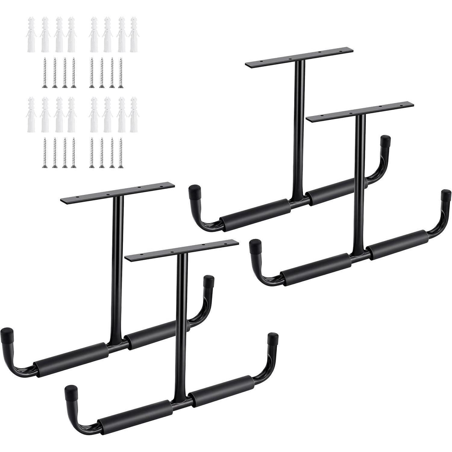 LuxusKollektion Deckenhaken Deckenaufbewahrungshaken Garagenhaken Metall Leiter 4Stück Packung