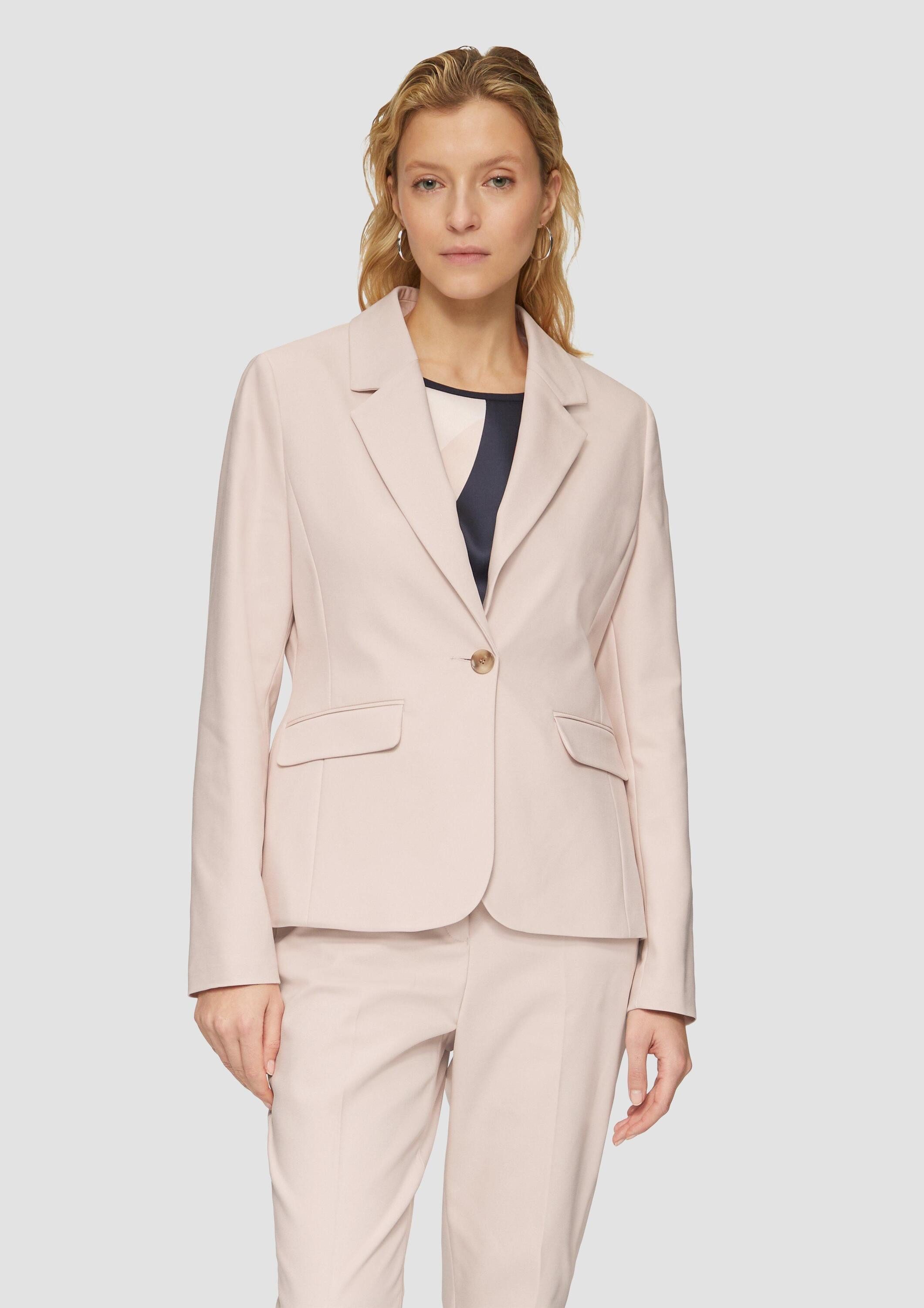 s.Oliver Jackenblazer Indoor-Blazer Eleganter Blazer im Slim Fit