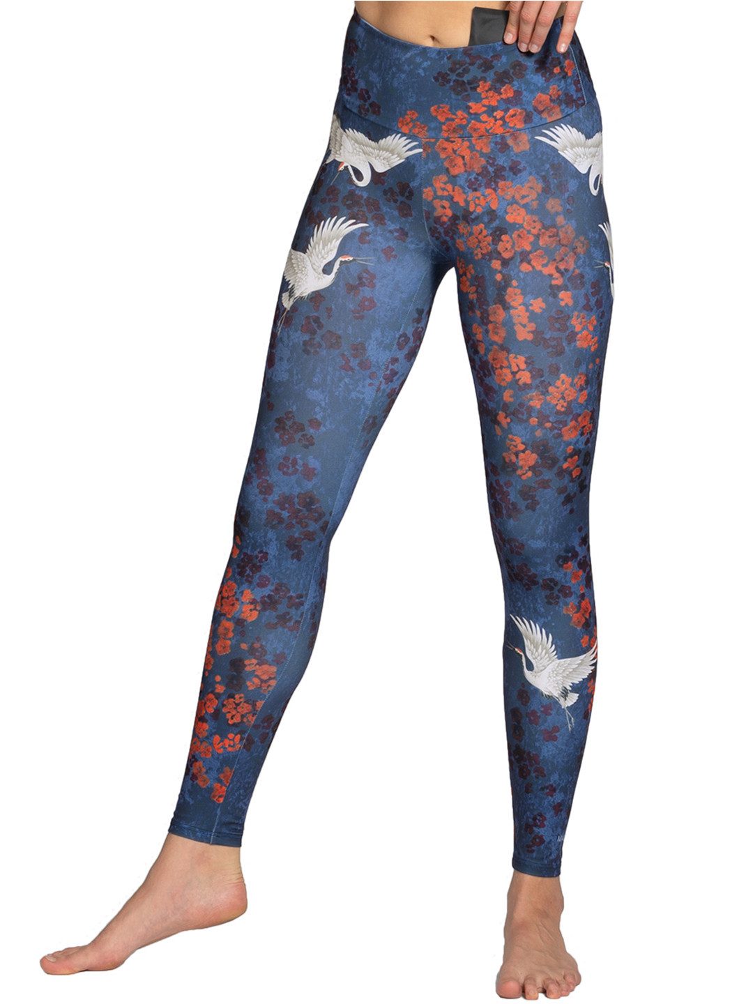 Magadi Leggings Happy Birds aus Komfort-Stretch mit Tasche günstig online kaufen