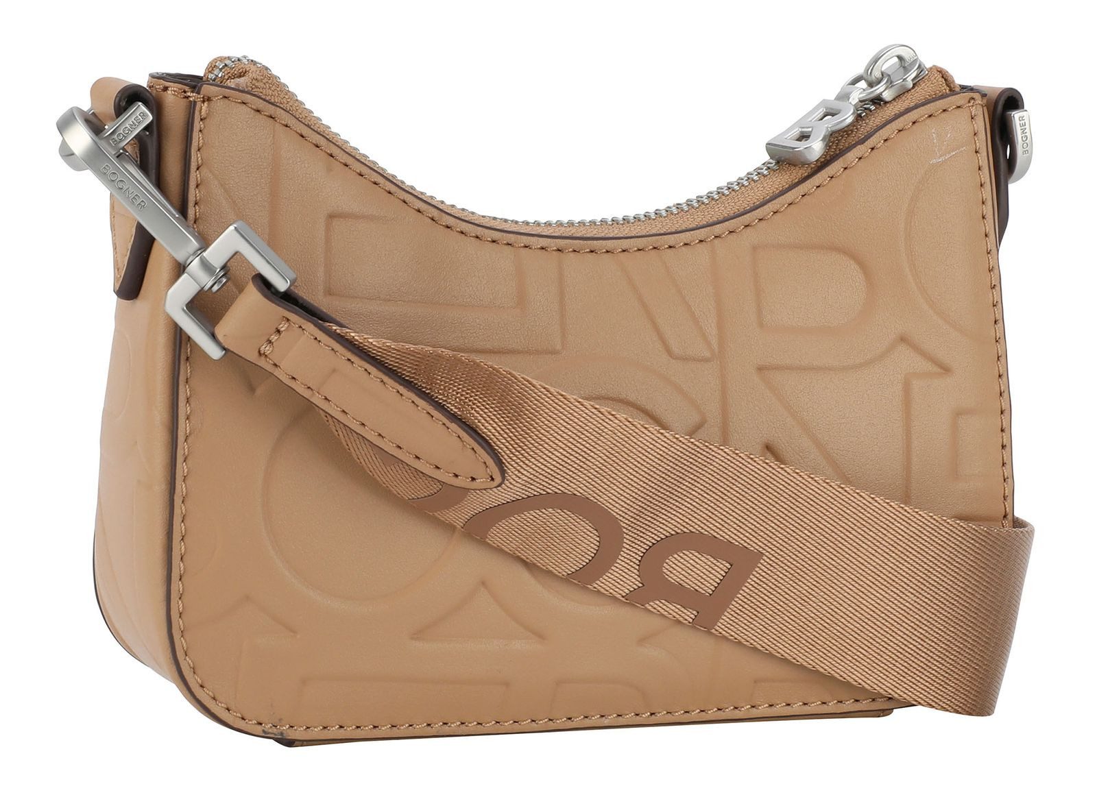 BOGNER Schultertasche Lora Shoulderbag, aus echtem Leder