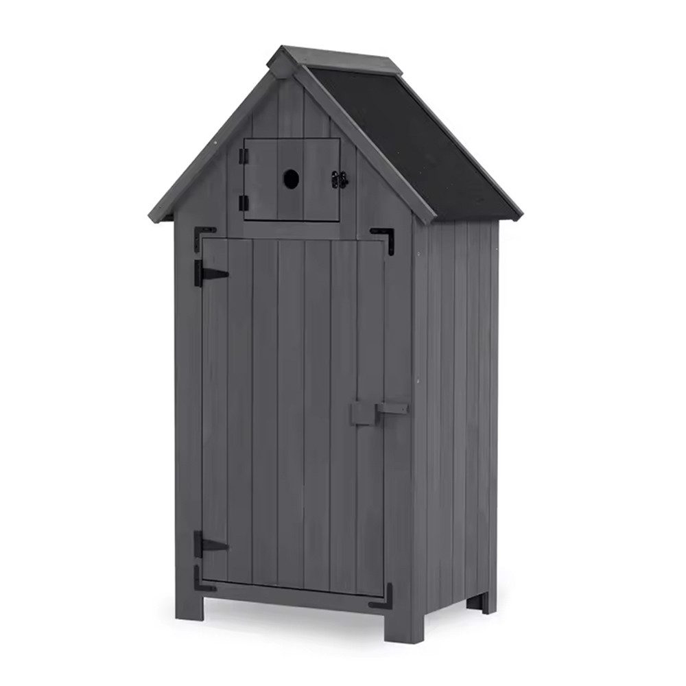 Divit Pflanzkübel Gartenschrank wetterfest Geräteschuppen Holz 65 x 46 x 13 günstig online kaufen