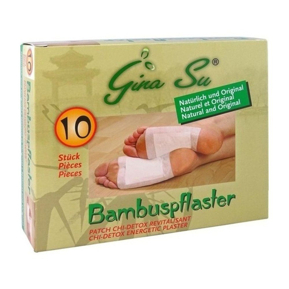 ApoFit Arzneimittelvertrieb GmbH Wundpflaster BAMBUSPFLASTER Gina Su Vitalpflaster, 10 Stück (10 St), Bambuspflaster