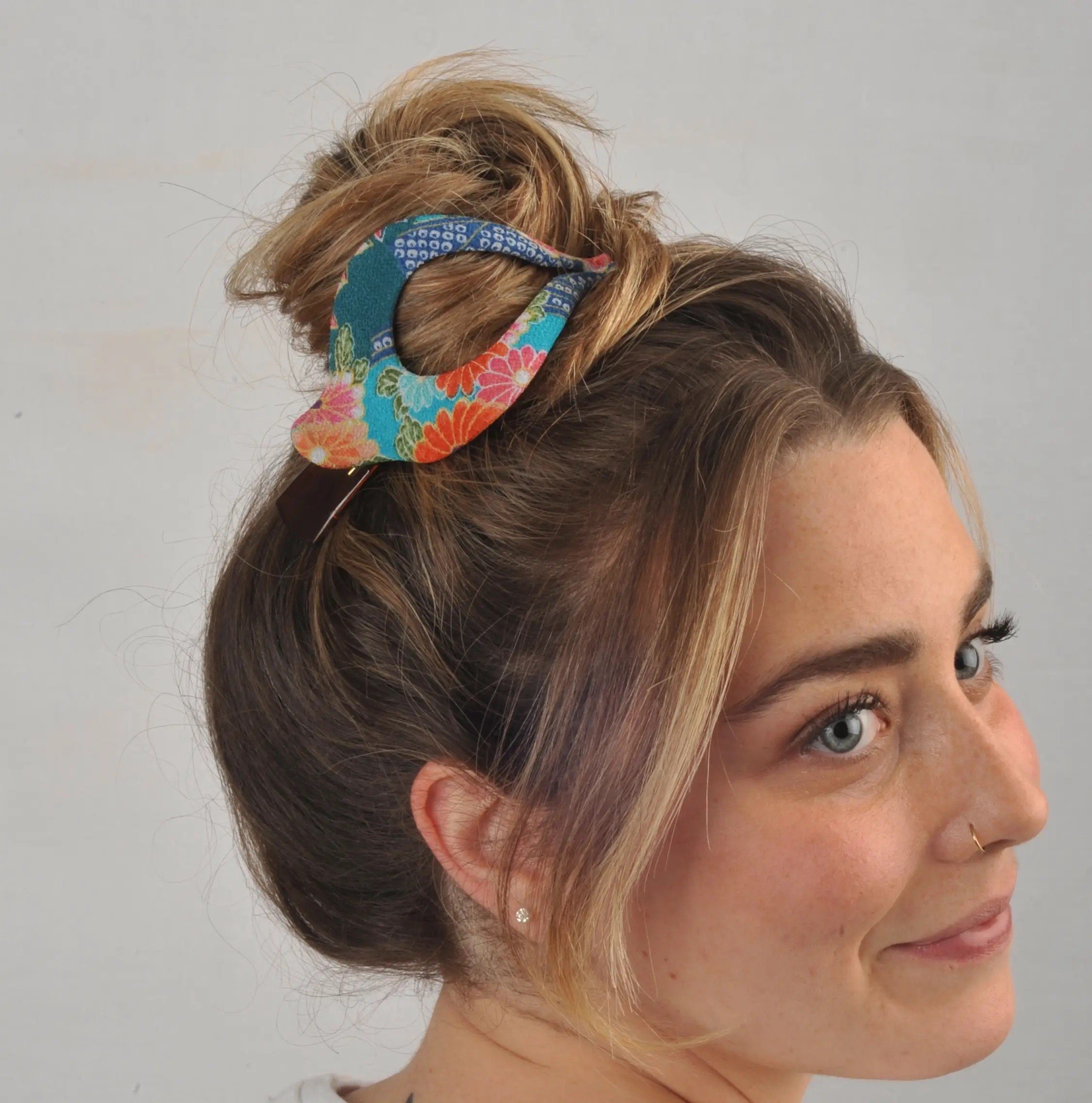 Haarclip Style Luise York« Harfe Haarspange, Neu außergewöhnlich Trend New schöne aus LK & groß,