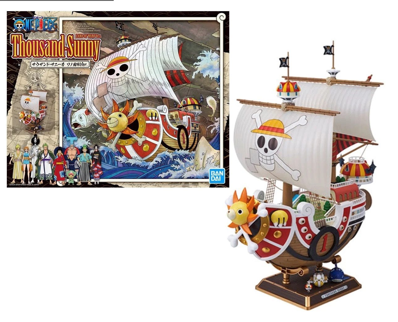 Bandai Dekofigur ONE PIECE Thousand Sunny „Land of Wano Kuni Ver.“ Modelbausatz